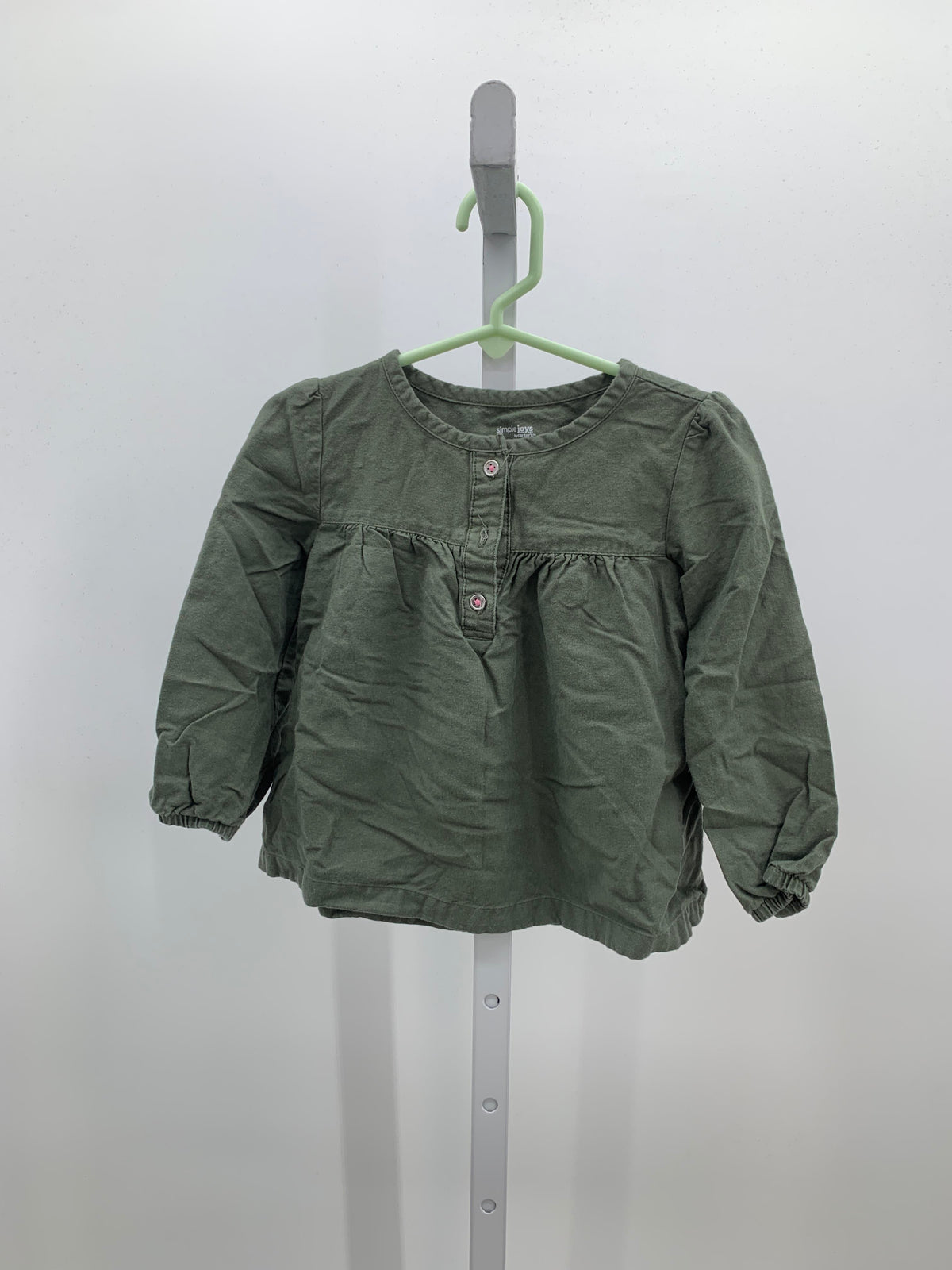 Simple Joys Size 3T Girls Long Sleeve Shirt