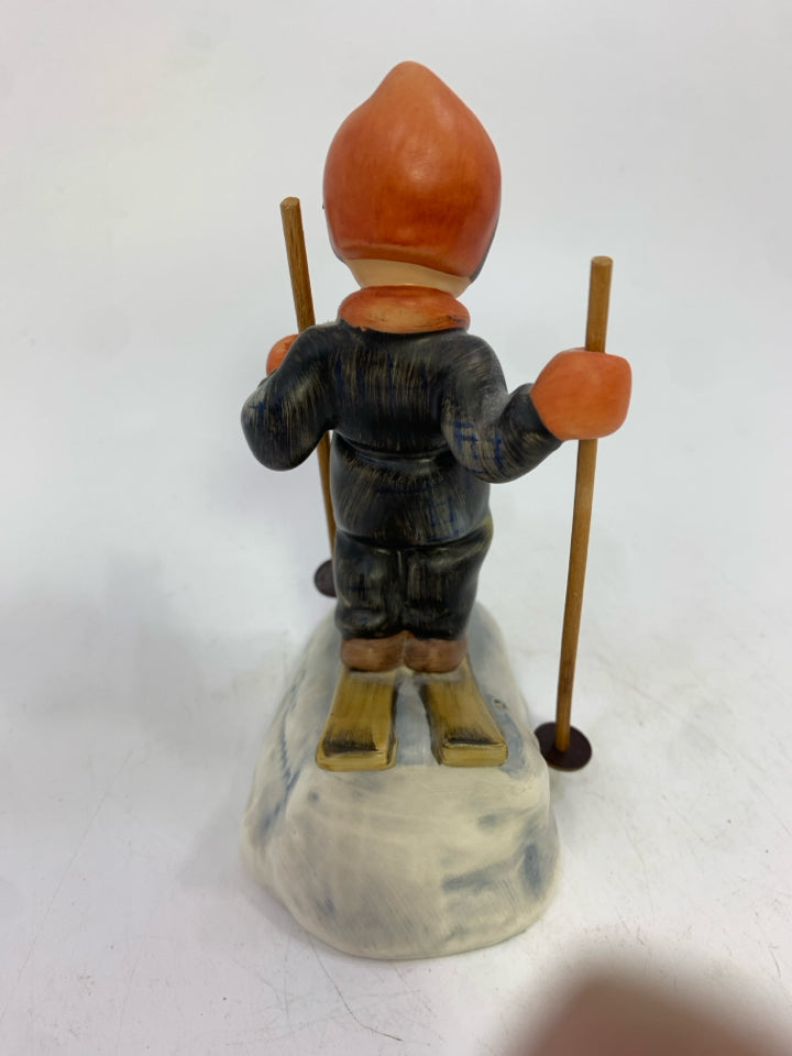 VTG HUMMEL SKIER FIGURINE.