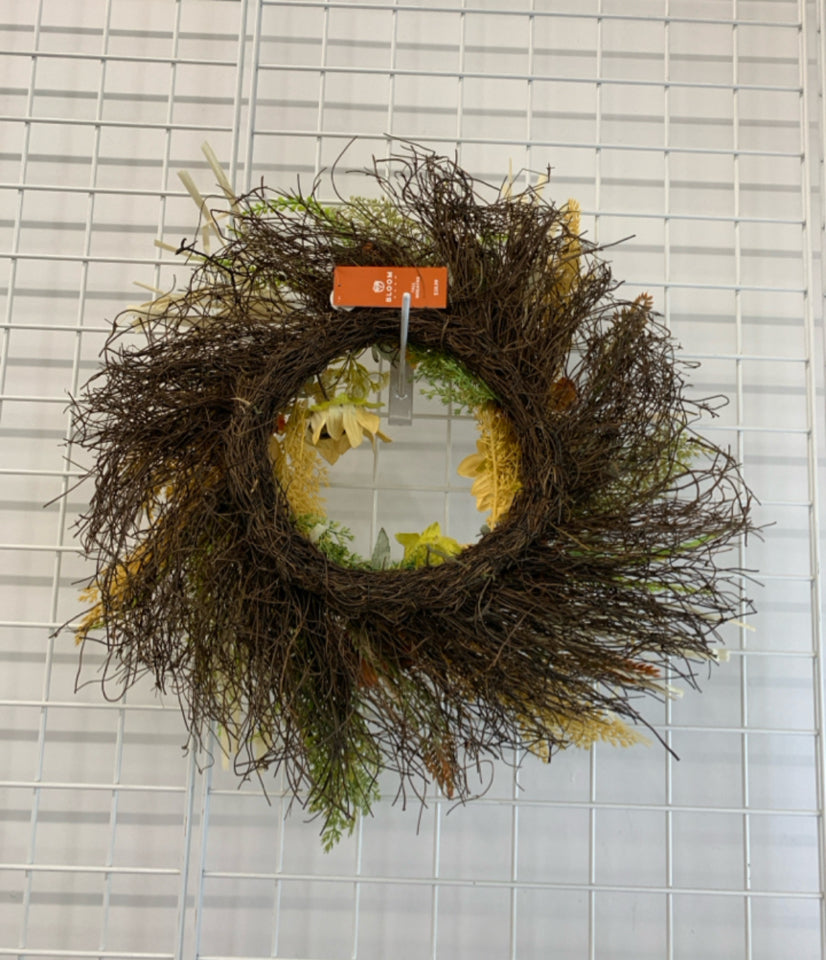 SUNFLOWER WREATH.