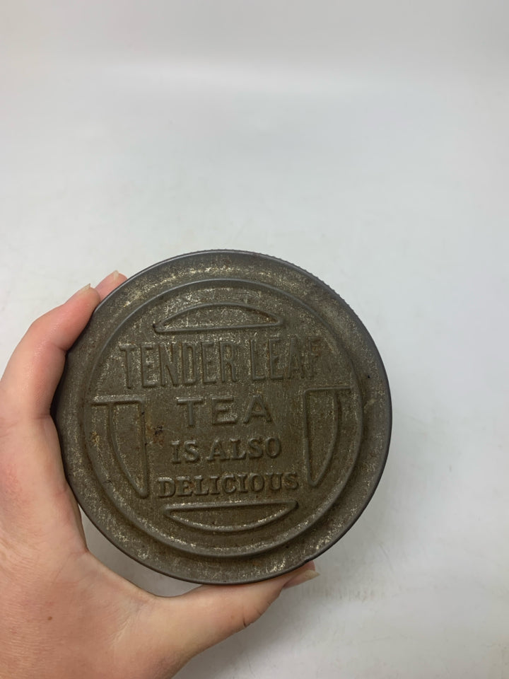 TENDER LEAF TEA CANISTER.