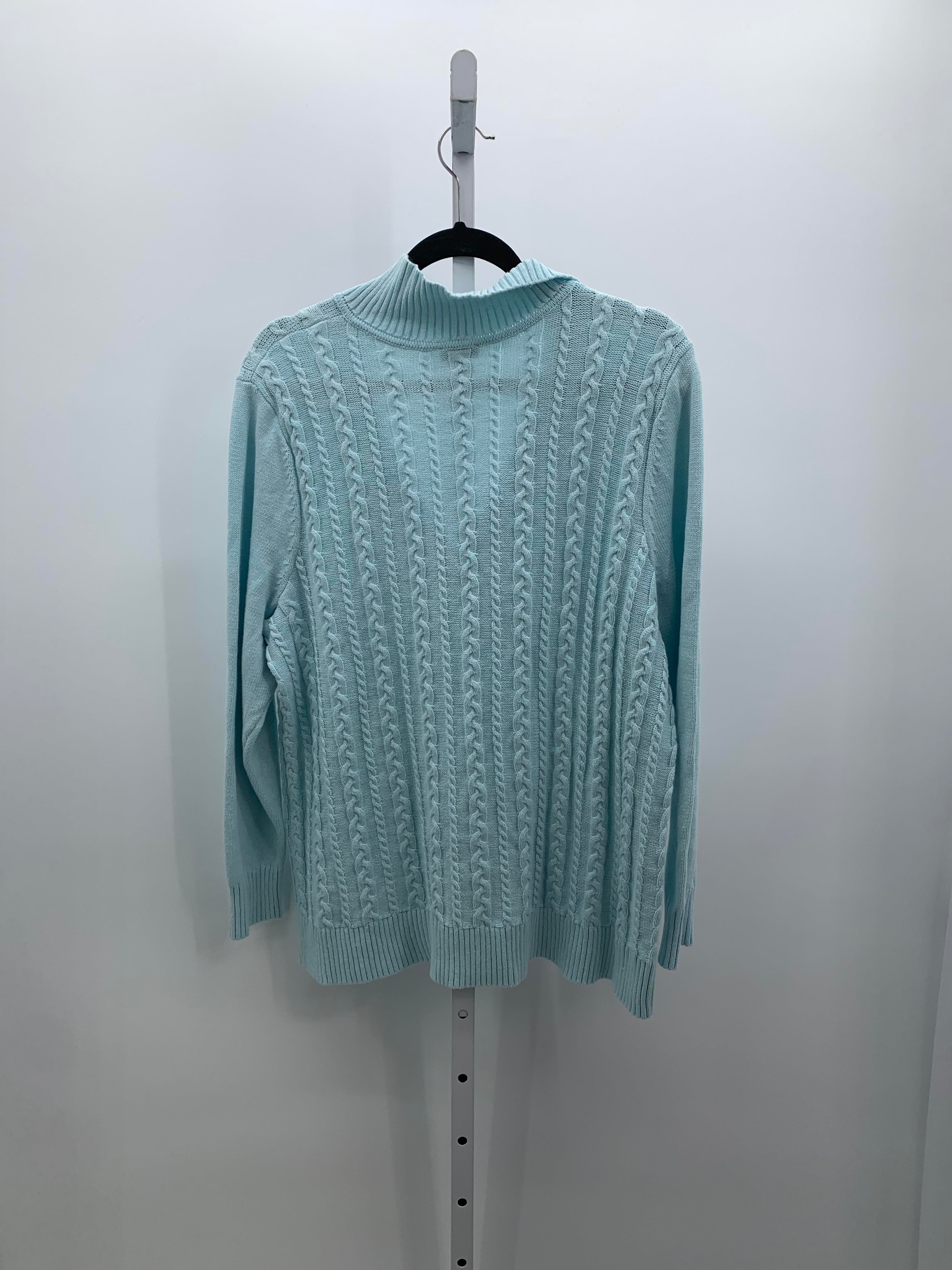 Talbots Size 2X Womens Long Slv Sweater