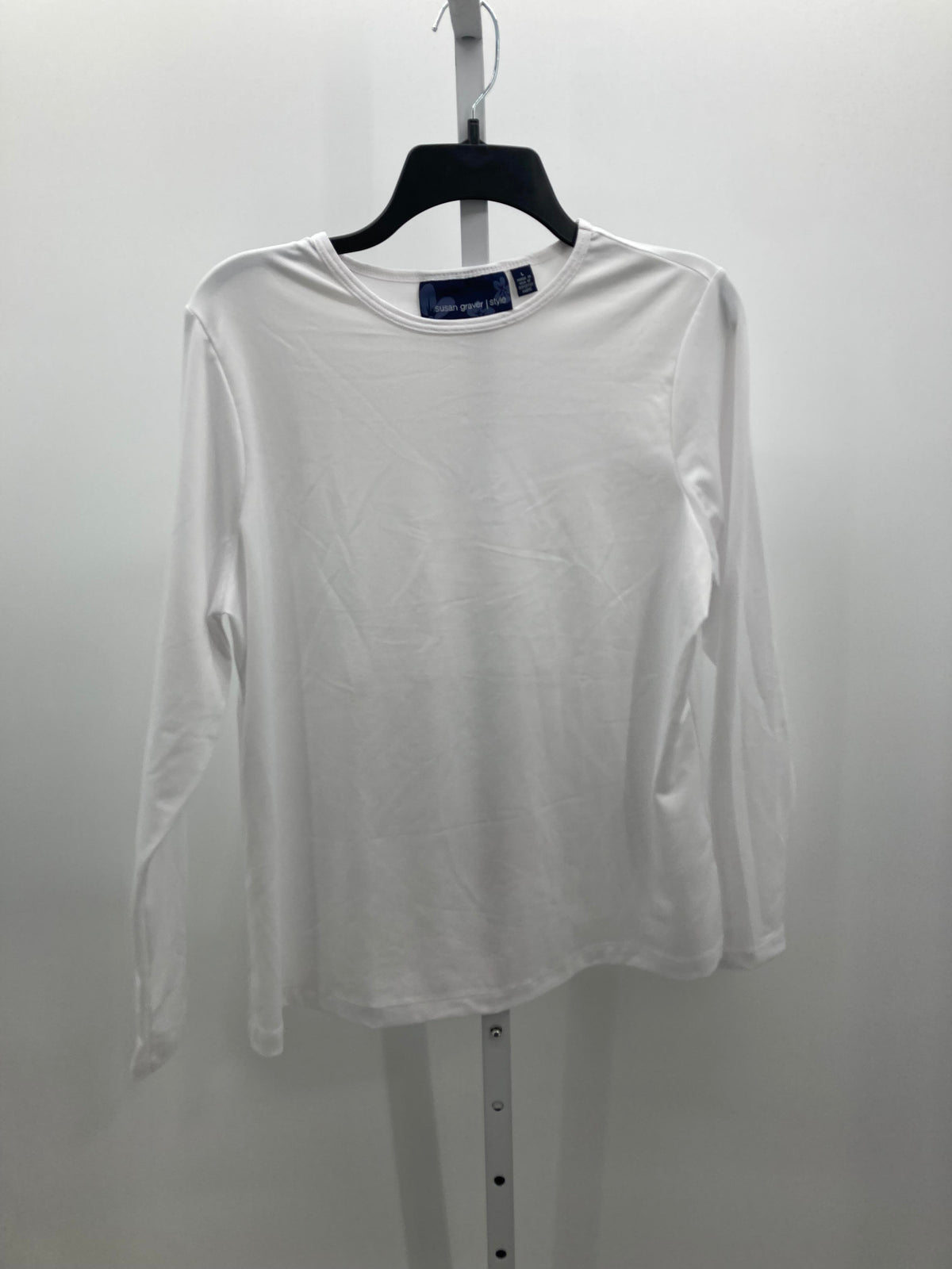 Susan Graver Size Large Misses Long Sleeve Shirt