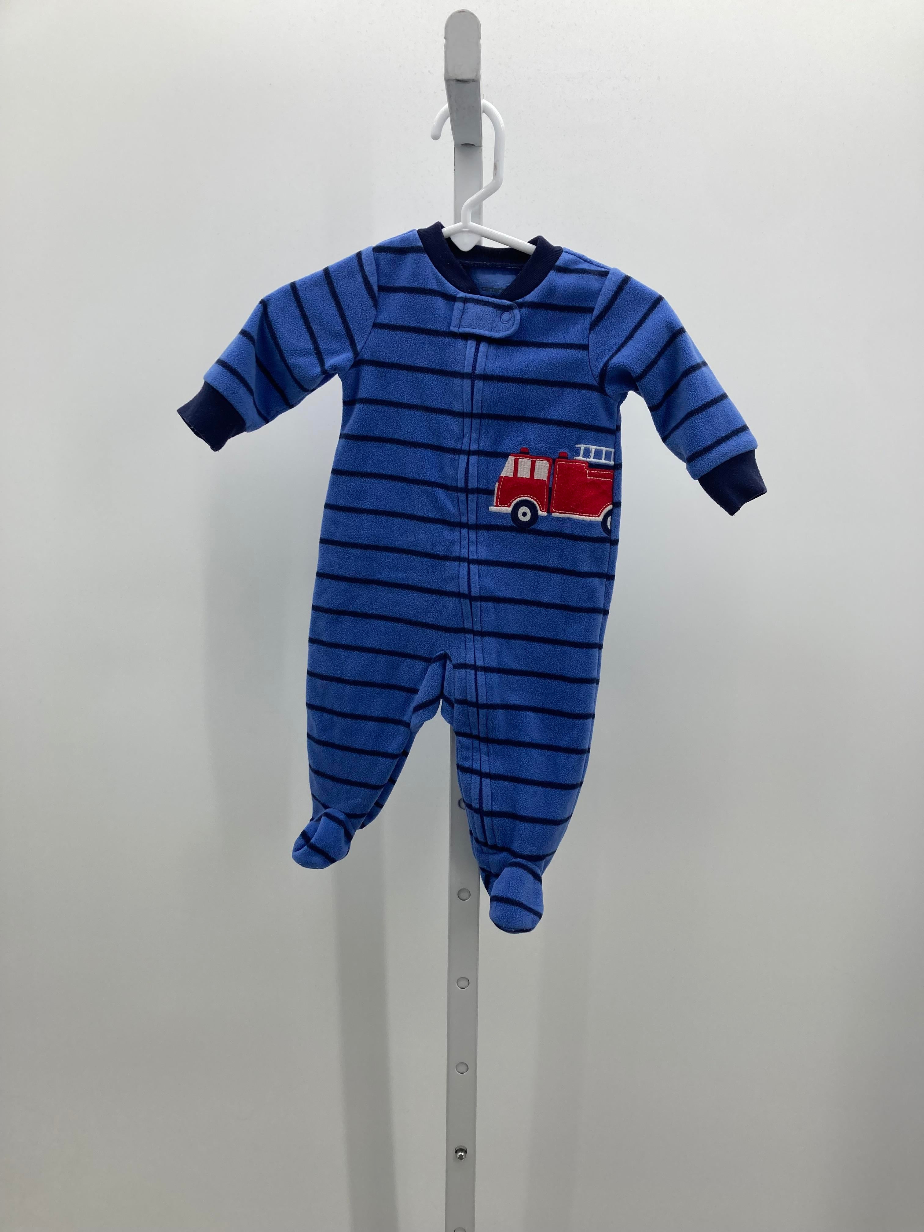 FLEECE STRIPES FIRE TRUCK