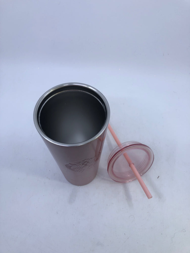 PALE PINK STARBUCKS TUMBLER.