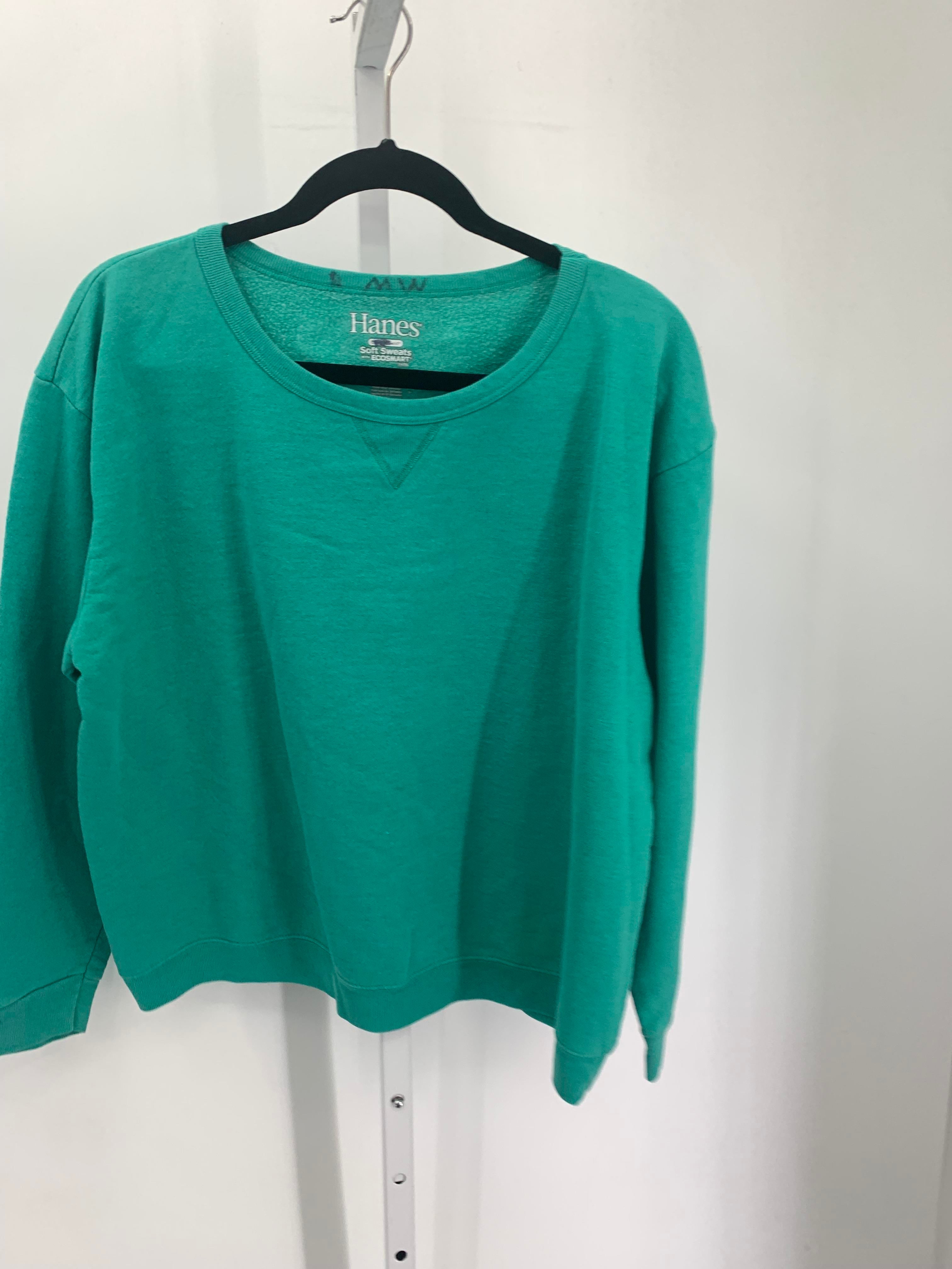 Hanes Size Extra Large Misses Long Sleeve Shirt