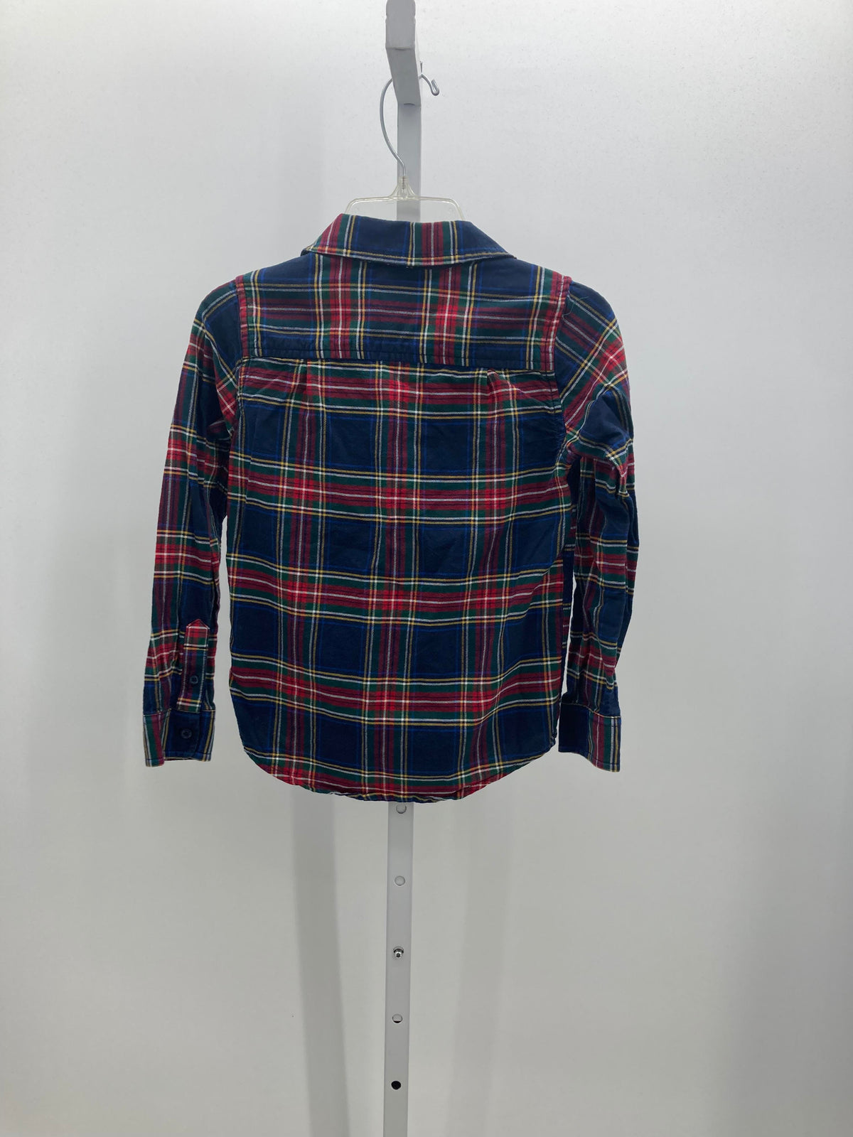 PLAID BTN DOWN