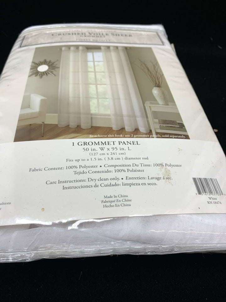 SHEER CURTAIN PANEL.
