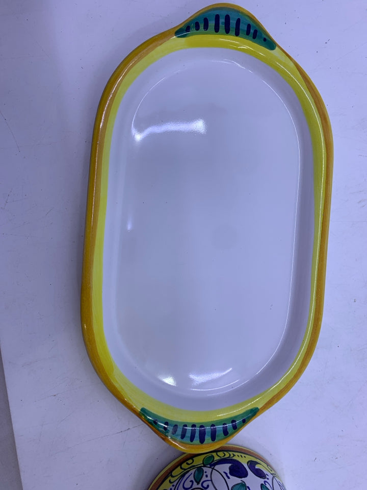 BUTTER DISH MADE IN ITALY.