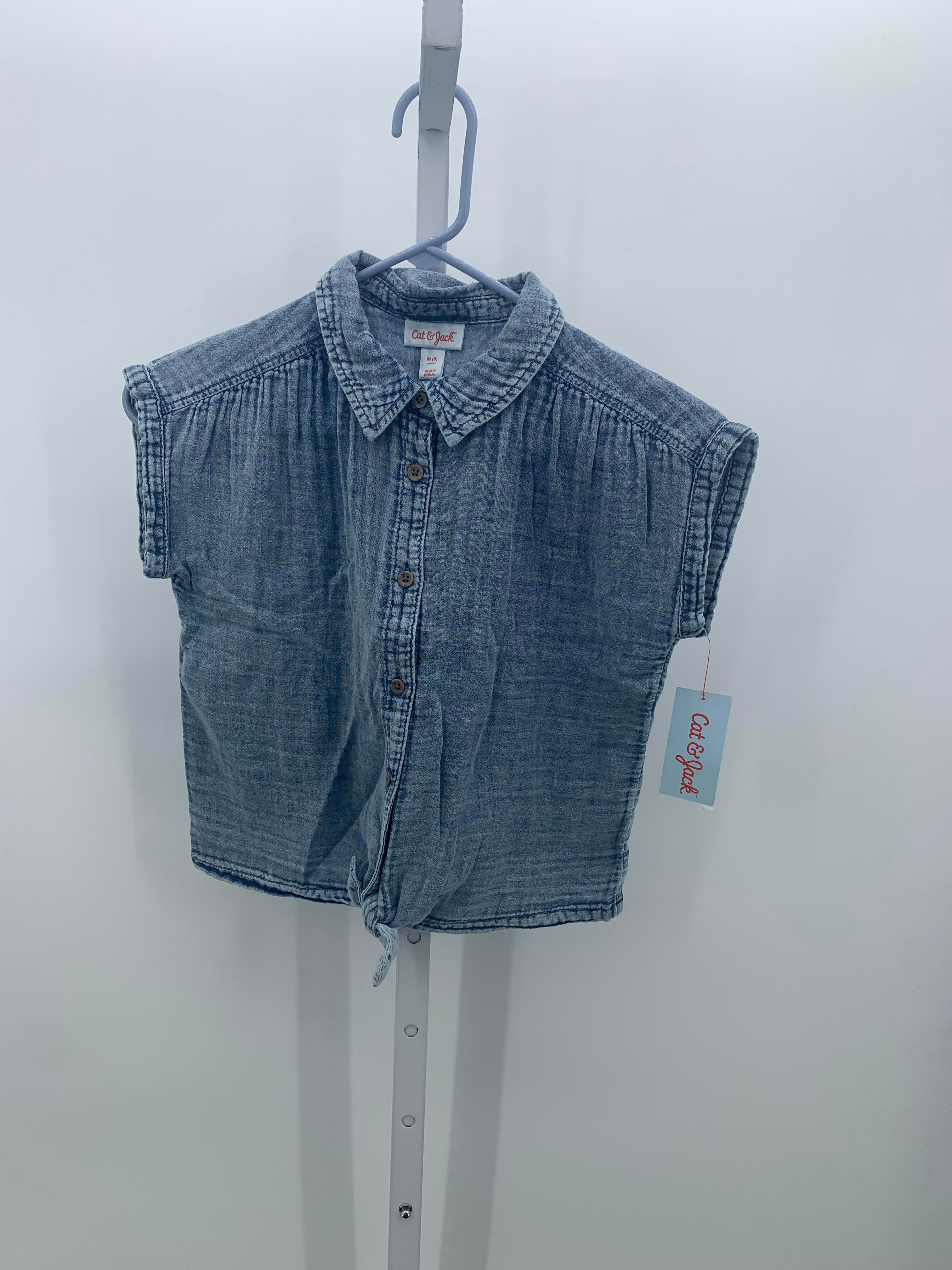Cat & Jack Size 8 Girls Short Sleeve Shirt