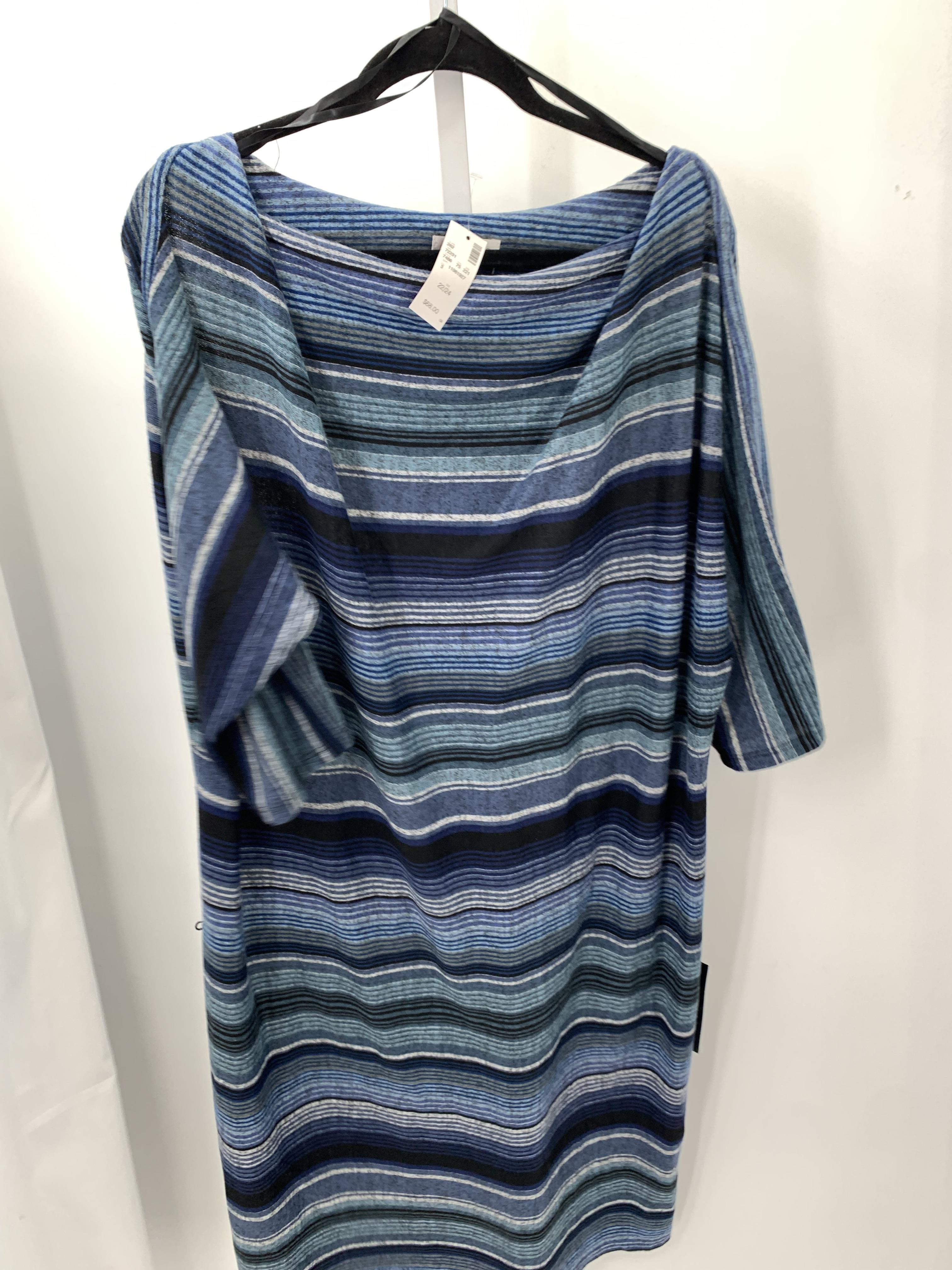 Avenue Size 22/24 W Womens Short Sleeve Dress
