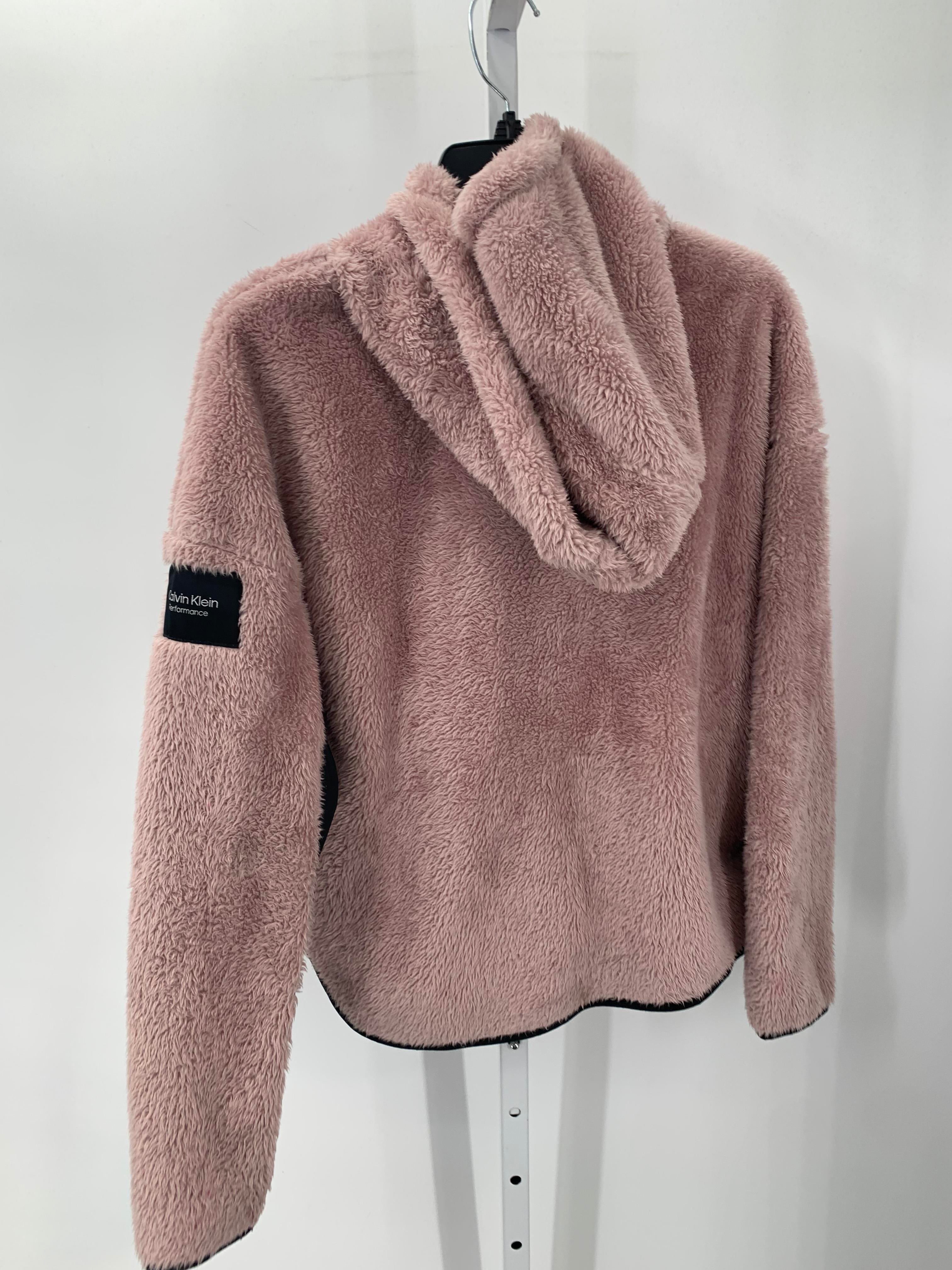Calvin Klein Size Medium Misses Fleece Jacket
