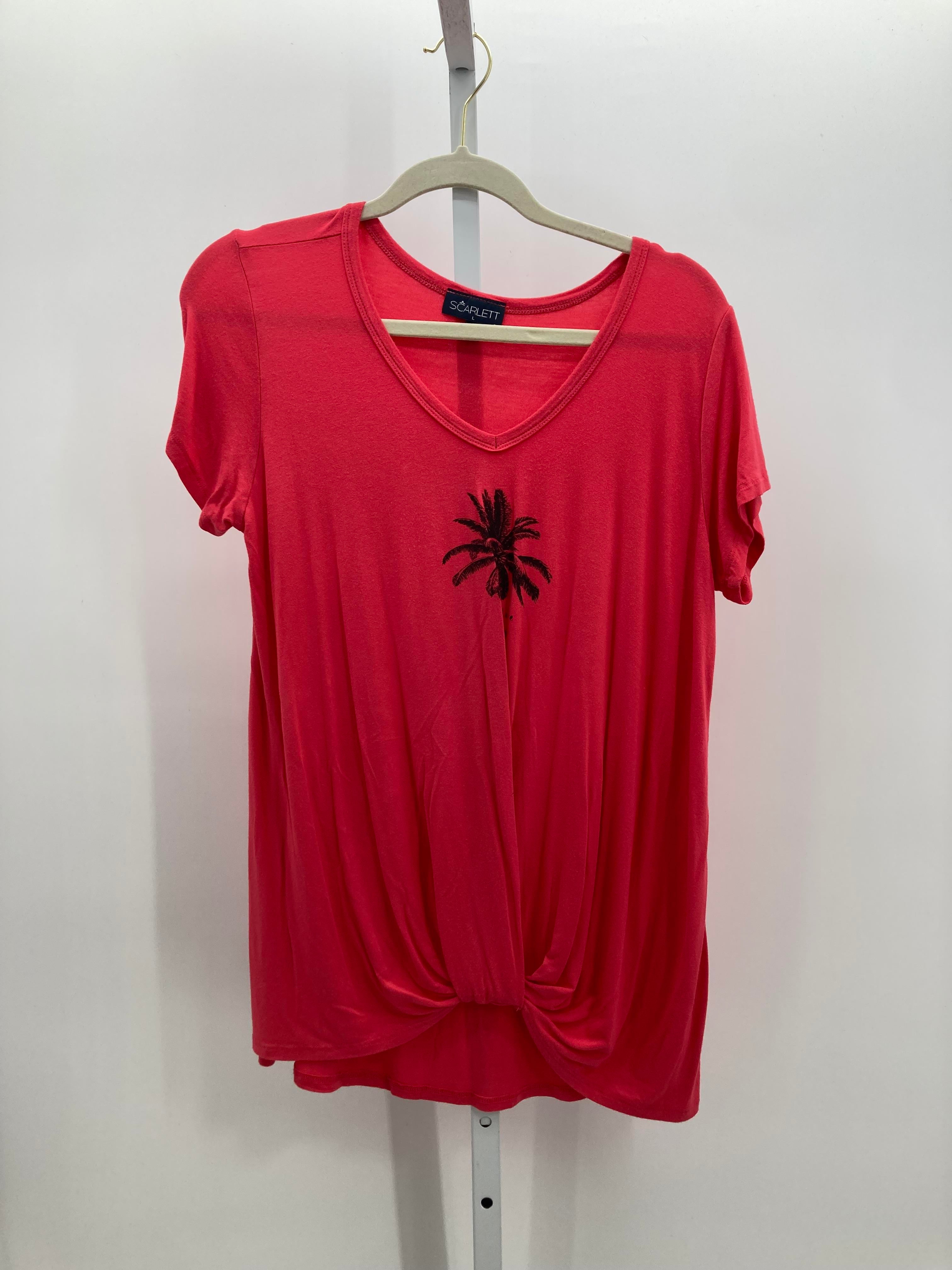 Scarlett Size Large Misses Short Sleeve Shirt