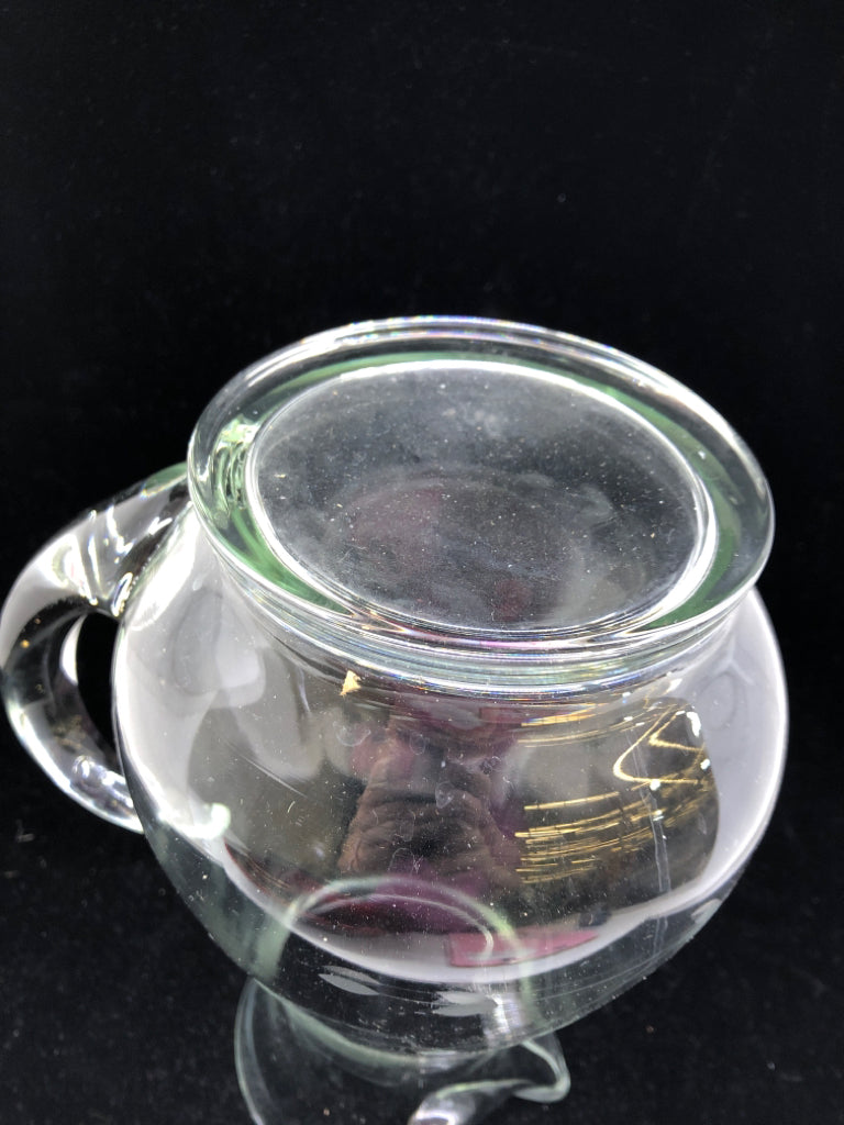 PRINCESS HOUSE ETCHED PITCHER W ICE LIP.