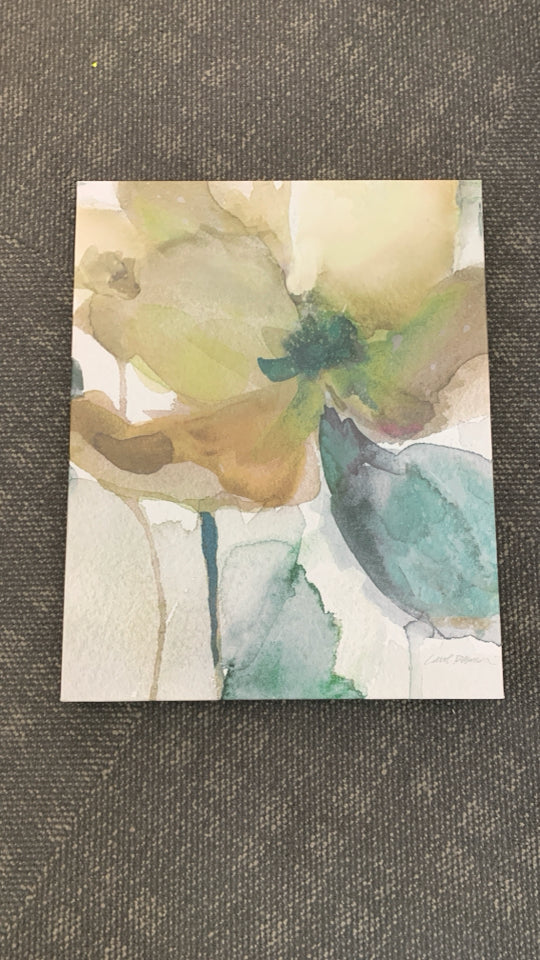 WATERCOLOR FLOWER CANVAS.