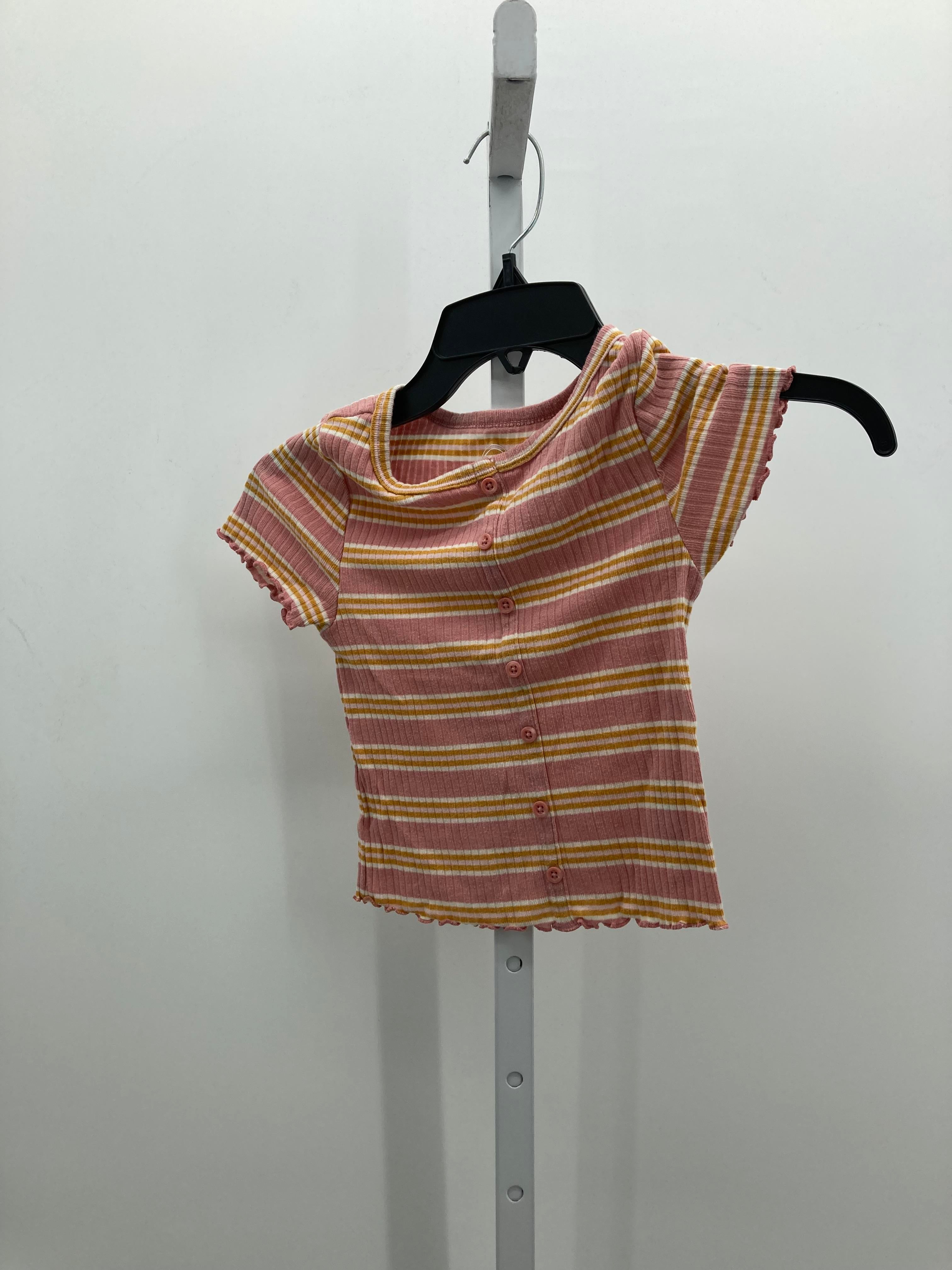 Wonder Nation Size 7-8 Girls Short Sleeve Shirt