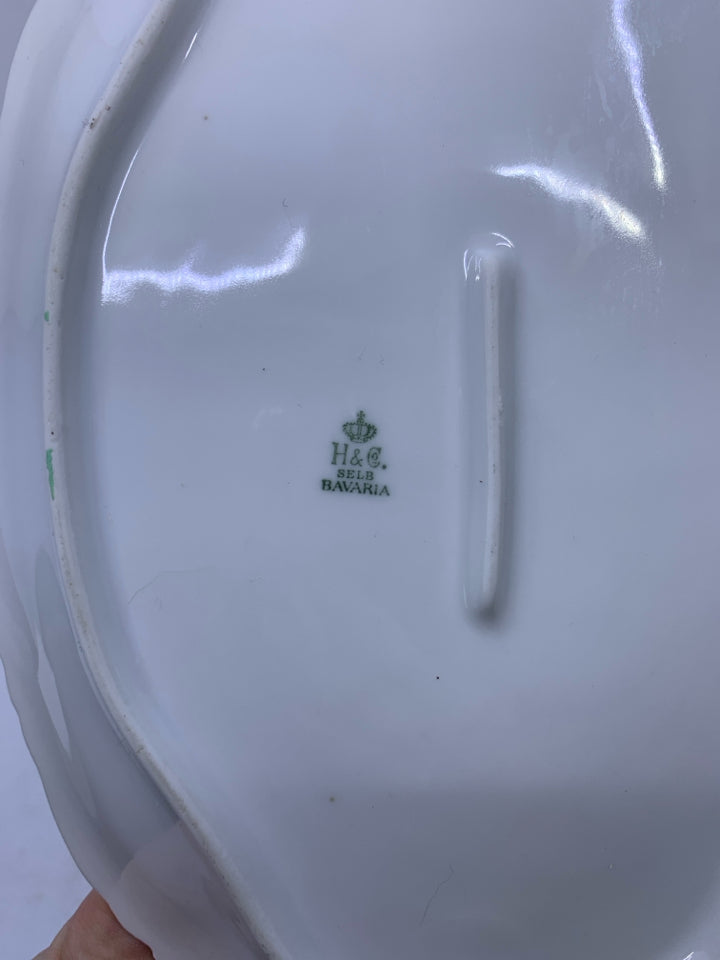 VTG OVAL SONGBIRD PLATTER -HEINRICH & CO SELB.