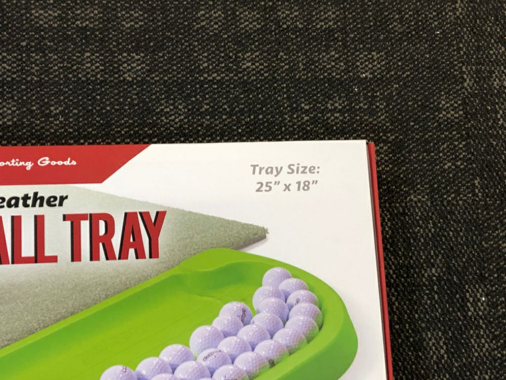 NIB GOLF BALL TRAY.