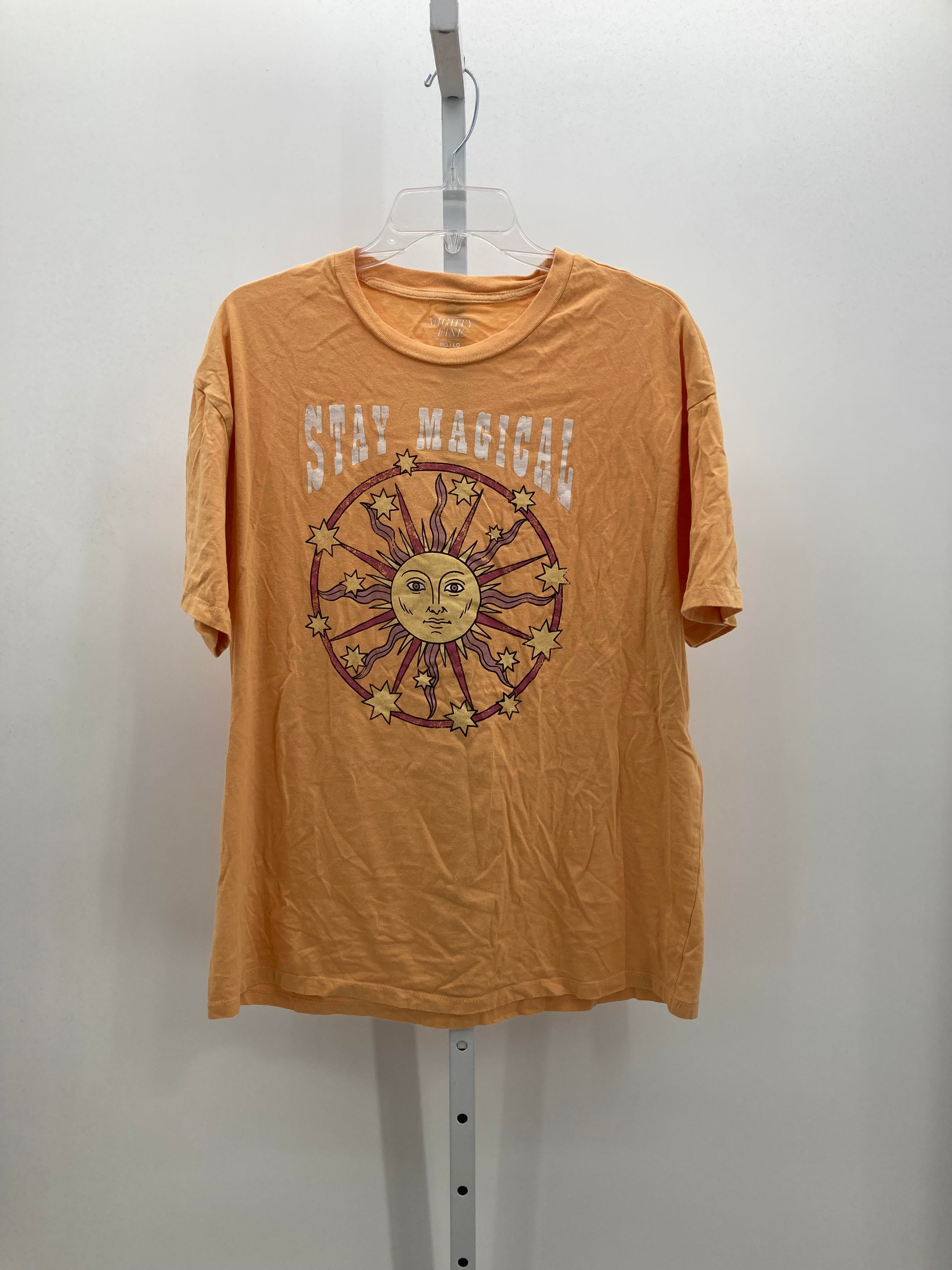 Mighty Fine Size Medium Misses Short Sleeve Shirt