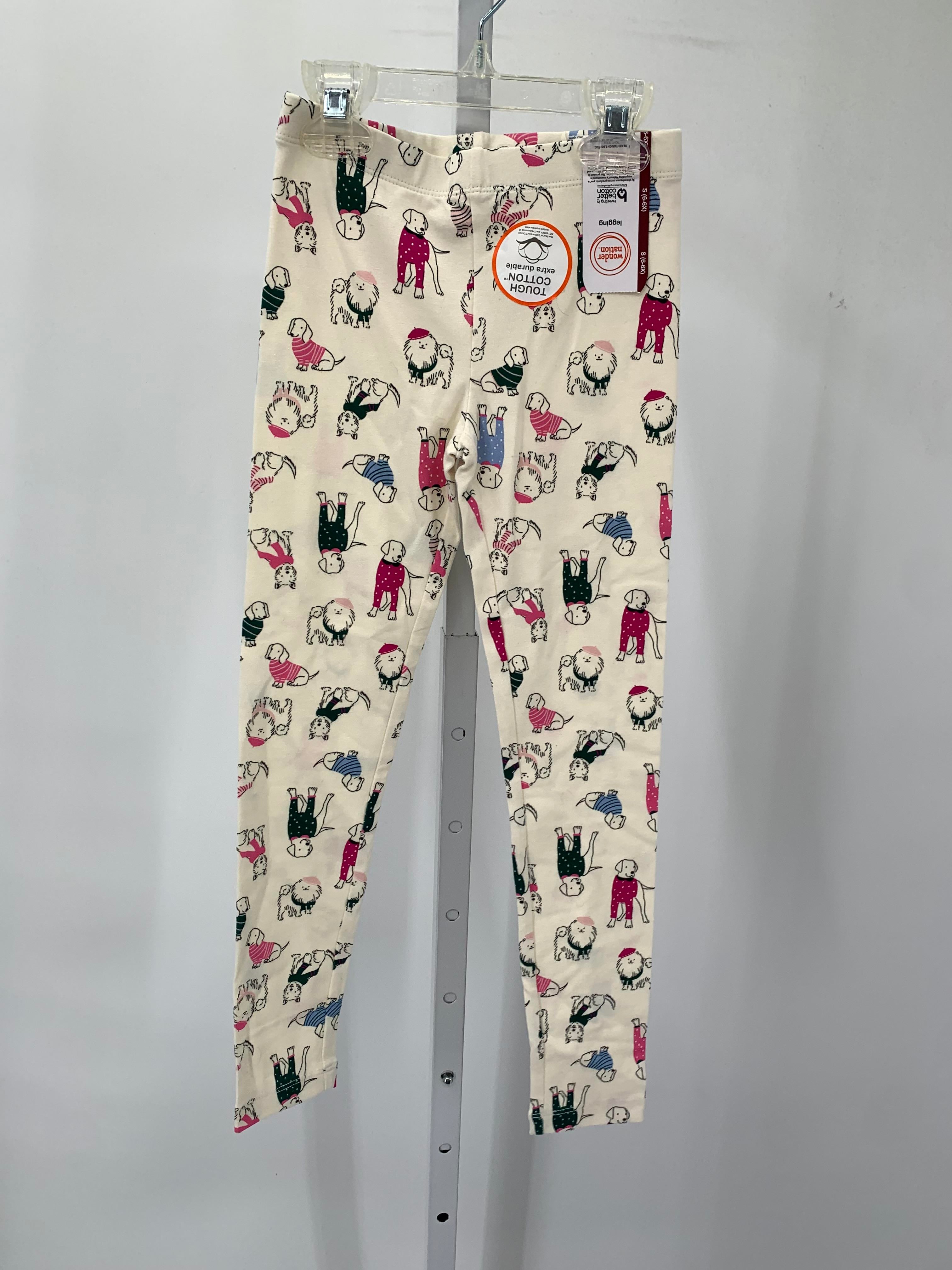 Wonder Nation Size 6/6X Girls Leggings