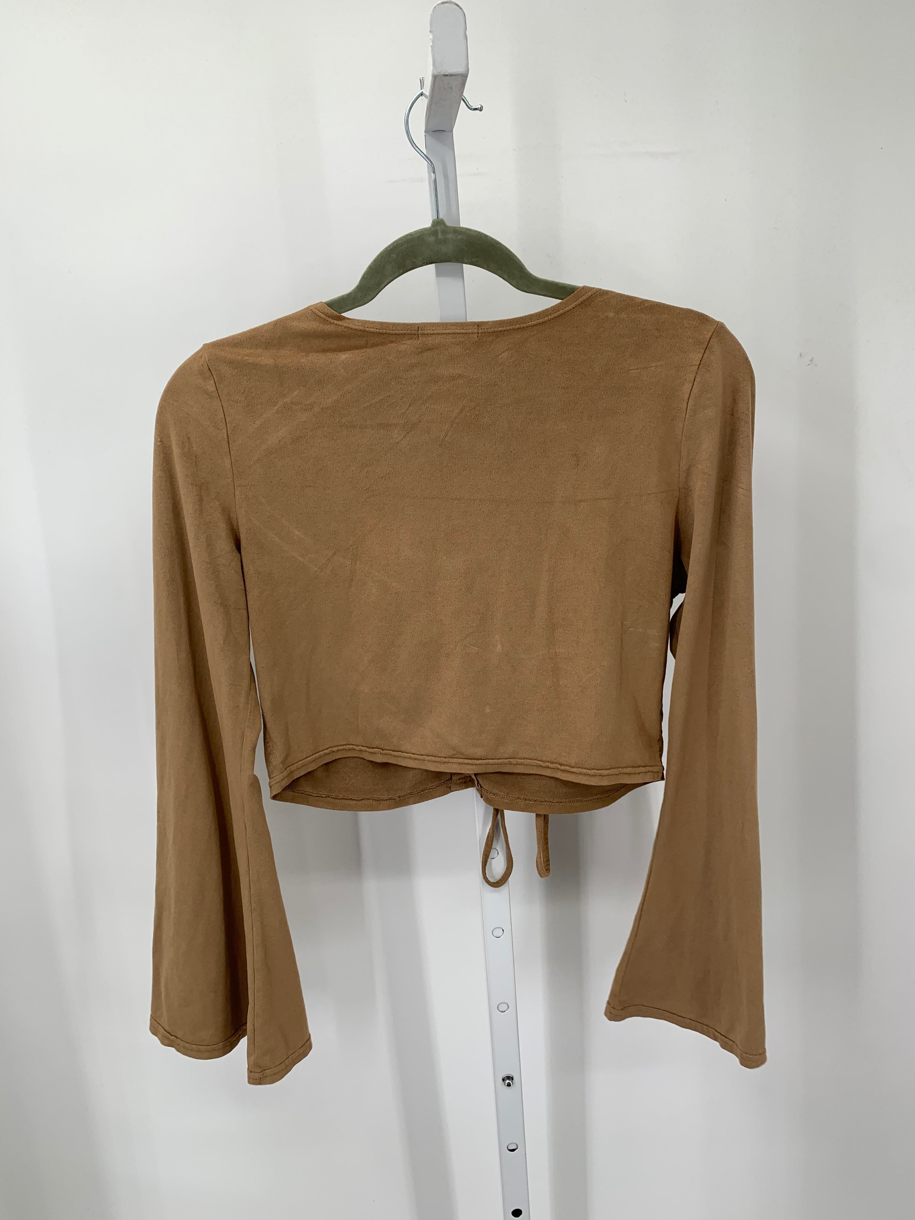 Poof Size Large Juniors Long Sleeve Shirt
