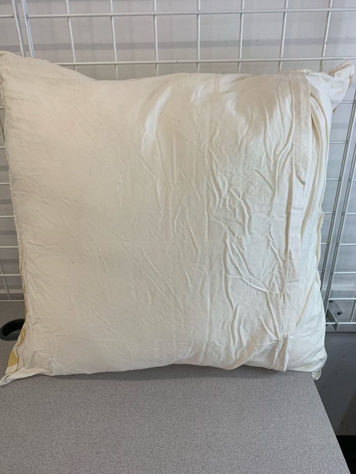 LG YELLOW DESIGN PILLOW.