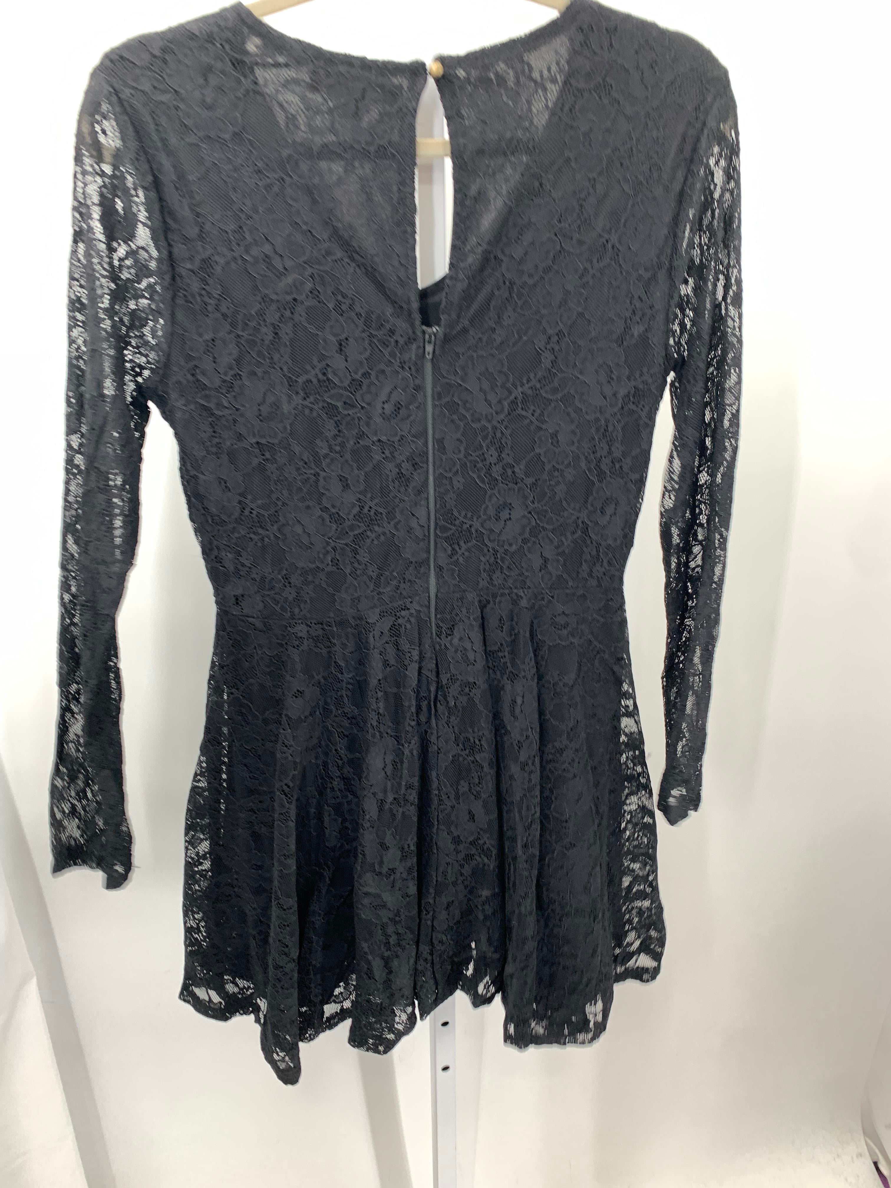 Rewind Size Medium Juniors Long Sleeve Dress