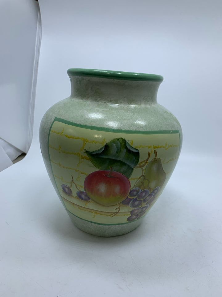 LARGE FRUIT VASE.