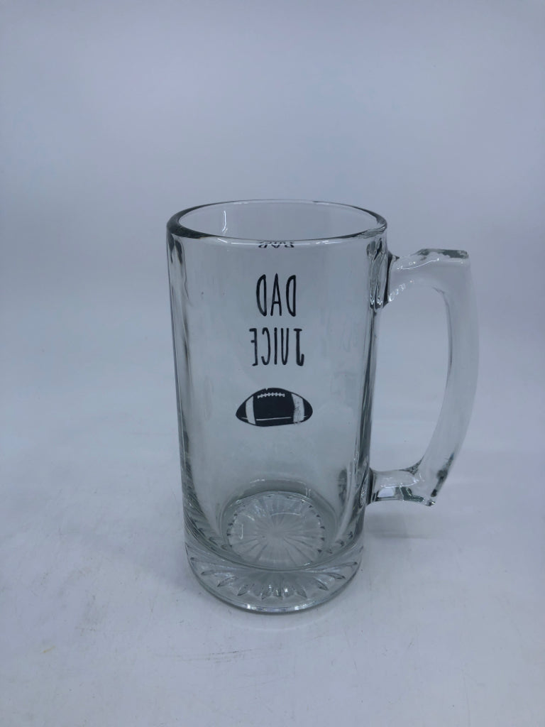 DAD JUICE- FOOTBALL BEER STEIN.