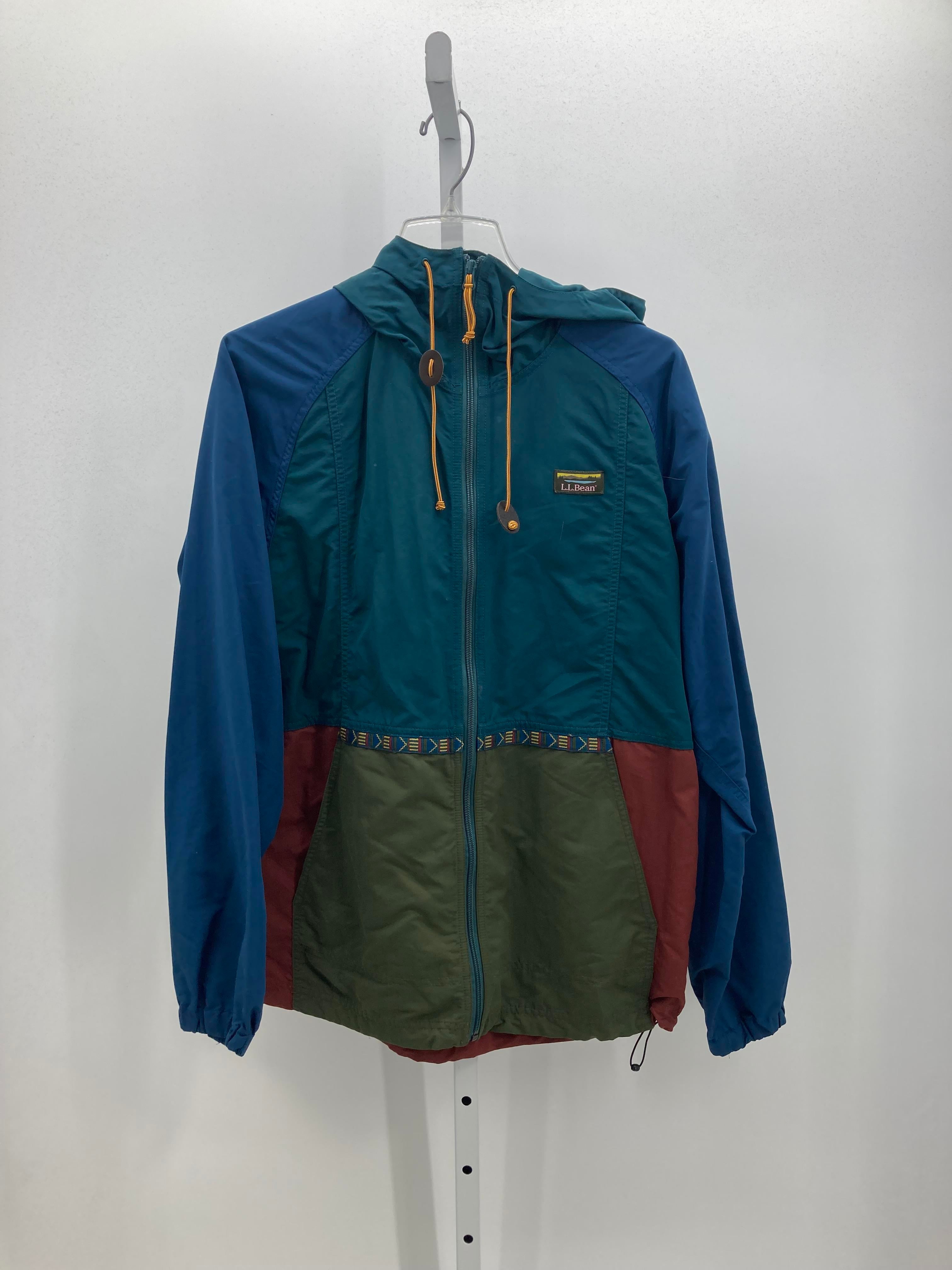 GREEN/ BLUE ZIP JACKET