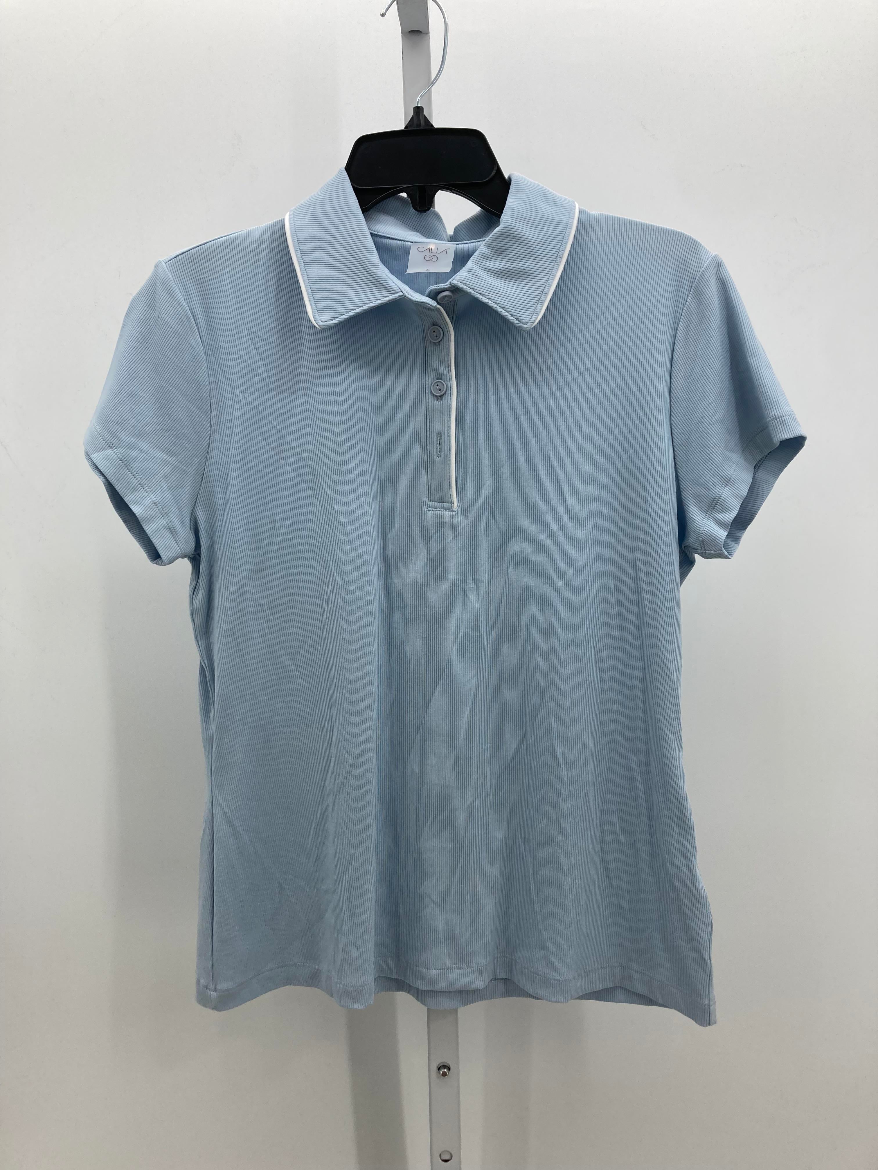 Calia Size Large Misses Short Sleeve Shirt