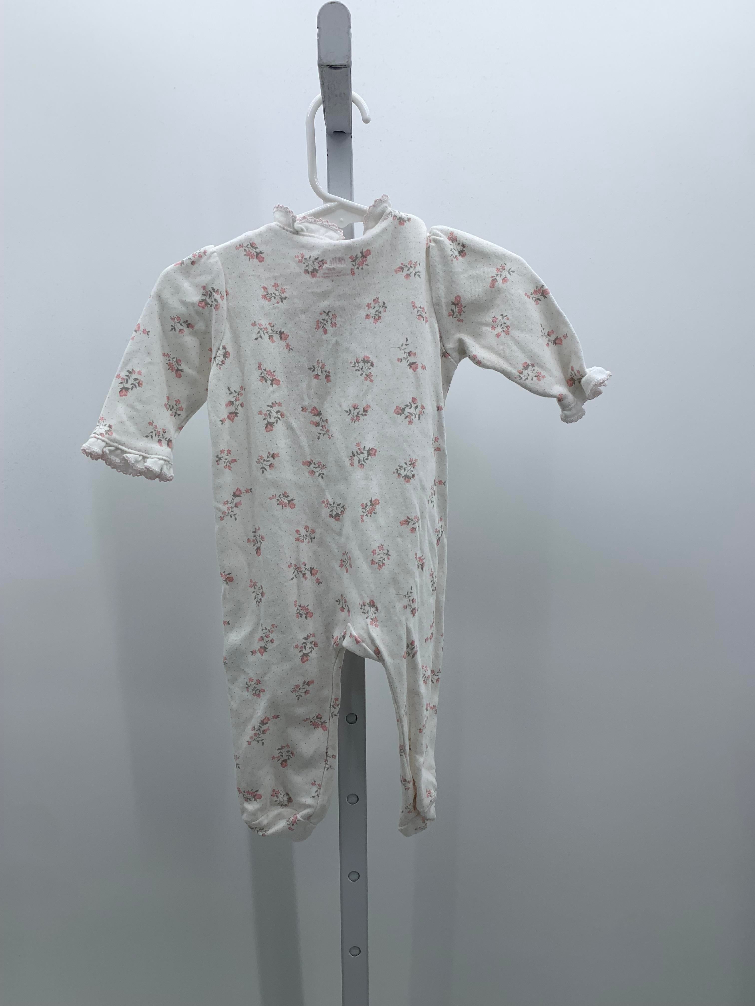 Little Me Size 6 Months Girls Long Slv. Romper
