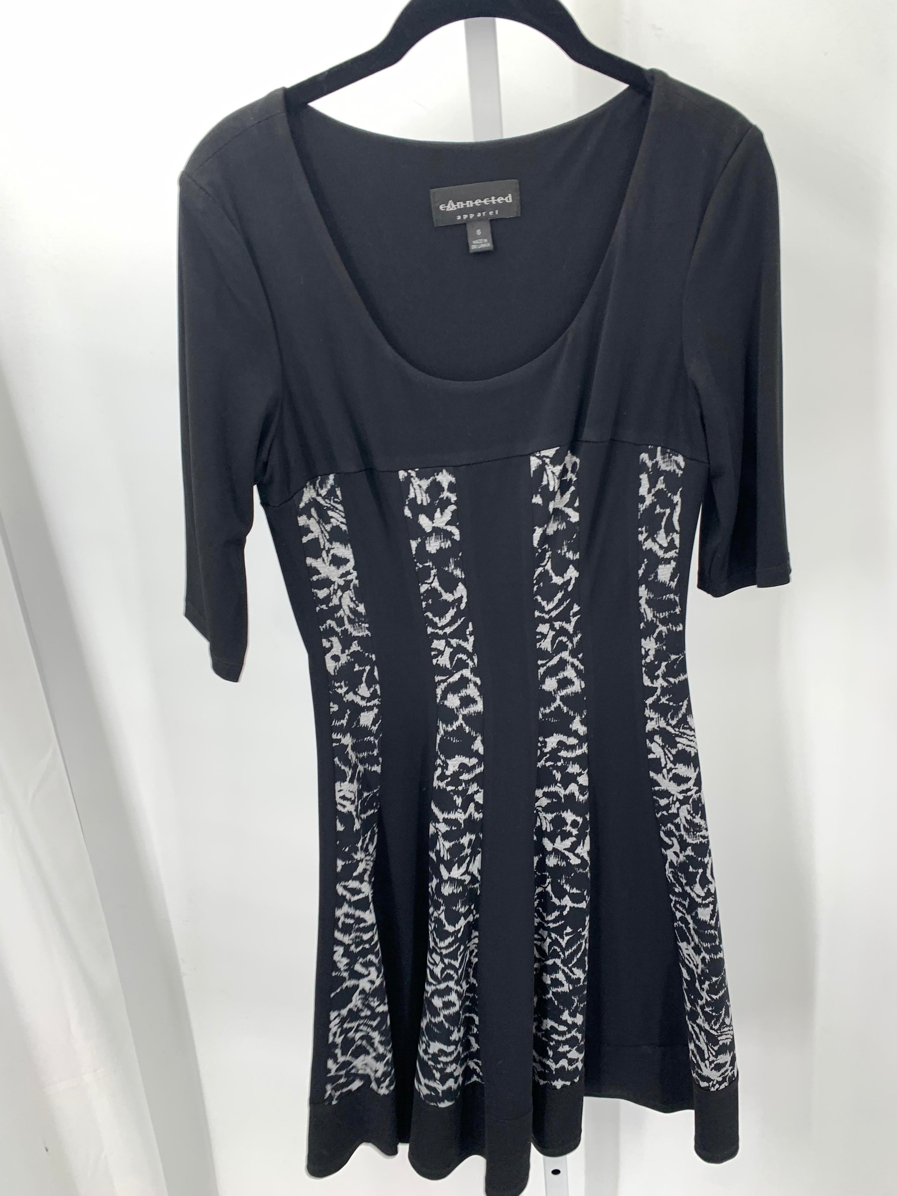 connected apparel Size 6 Misses Short Sleeve Dress