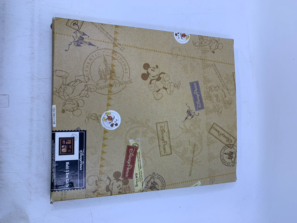 NIB BROWN FRAME W/ 5 PHOTO SLOTS.