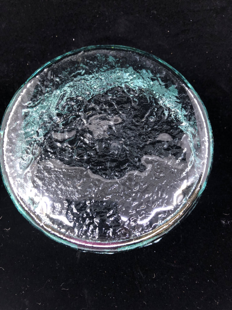 TINTED GLASS BOWL.