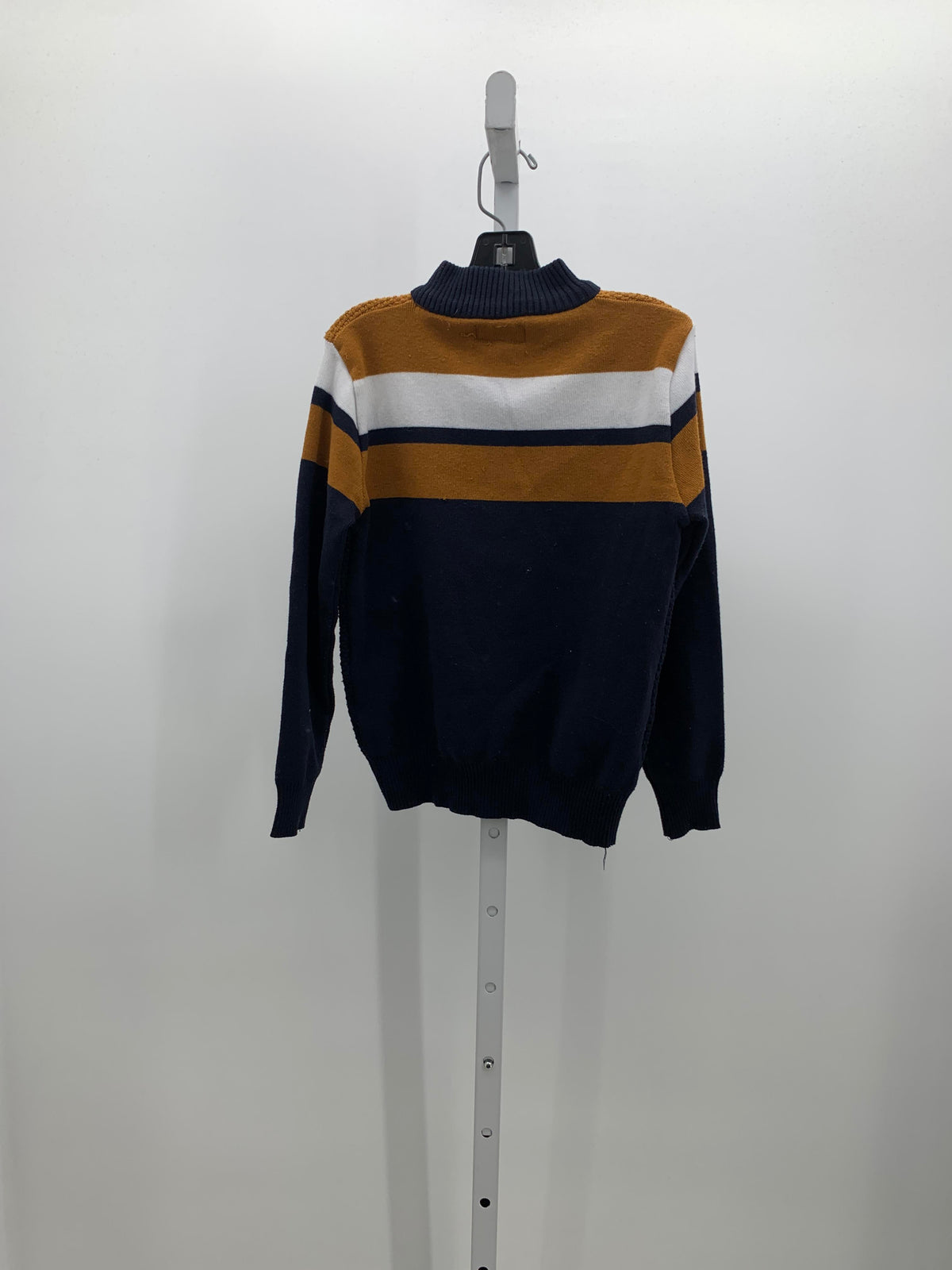 BROWN WHITE STRIPES.