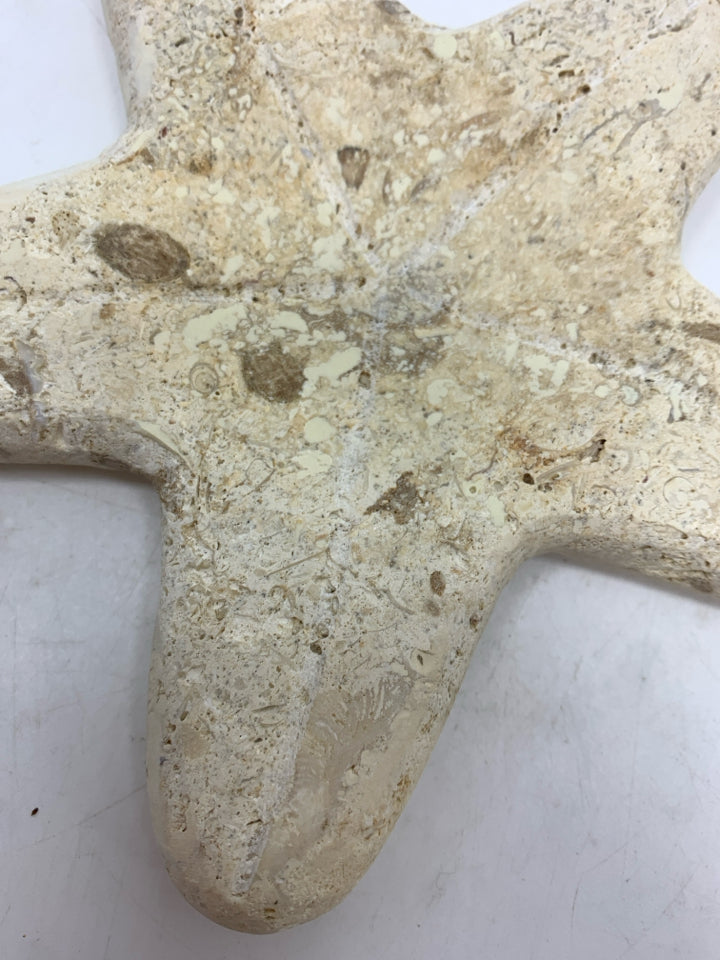 STONE STARFISH CANDLE PLATE.