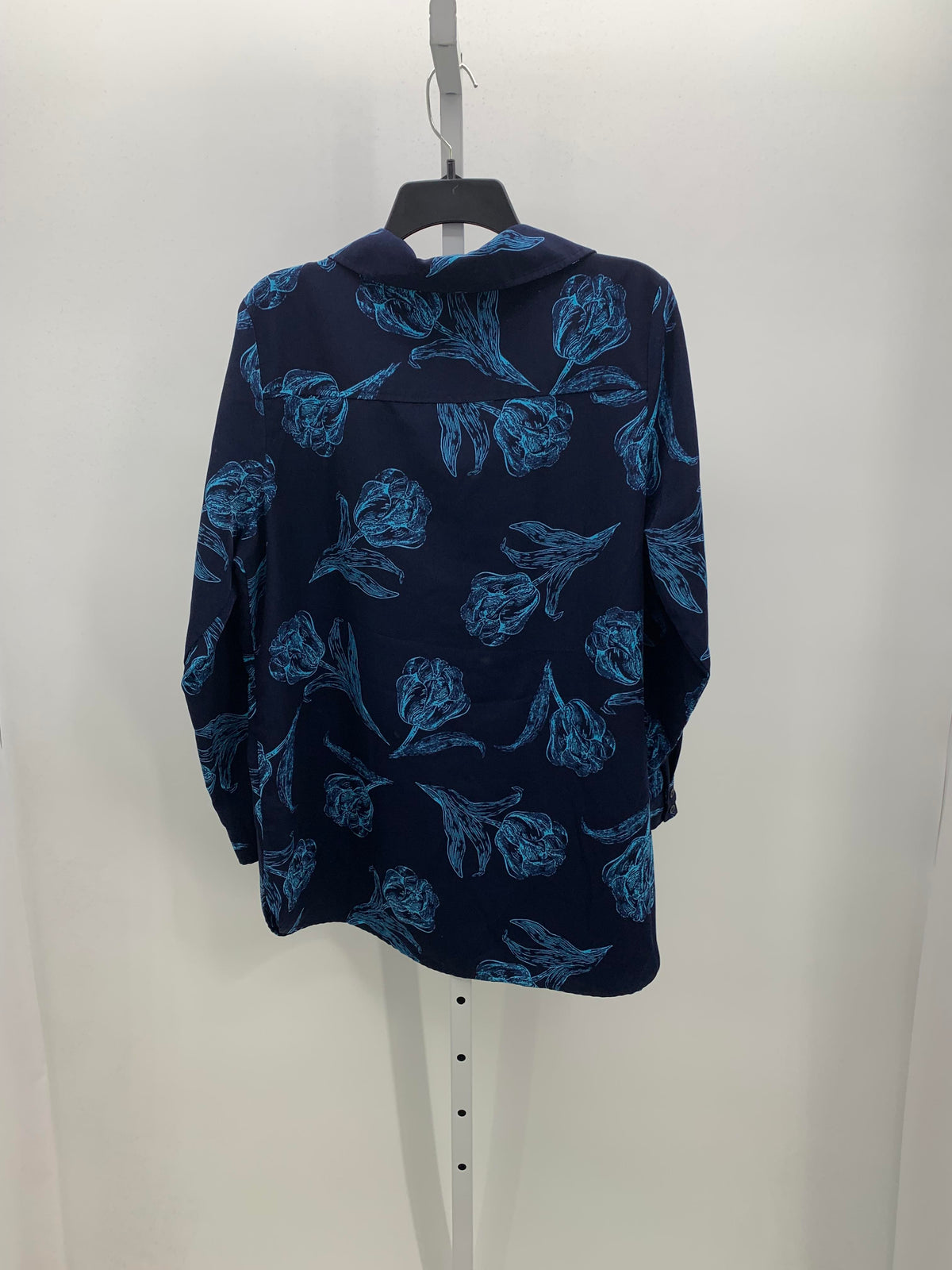 Susan Graver Size 14 Misses Long Sleeve Shirt