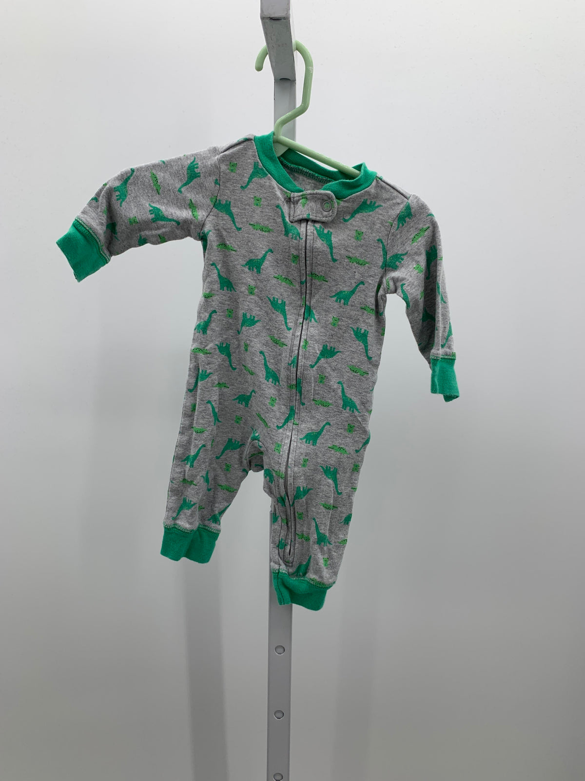 GREEN DINOS KNIT