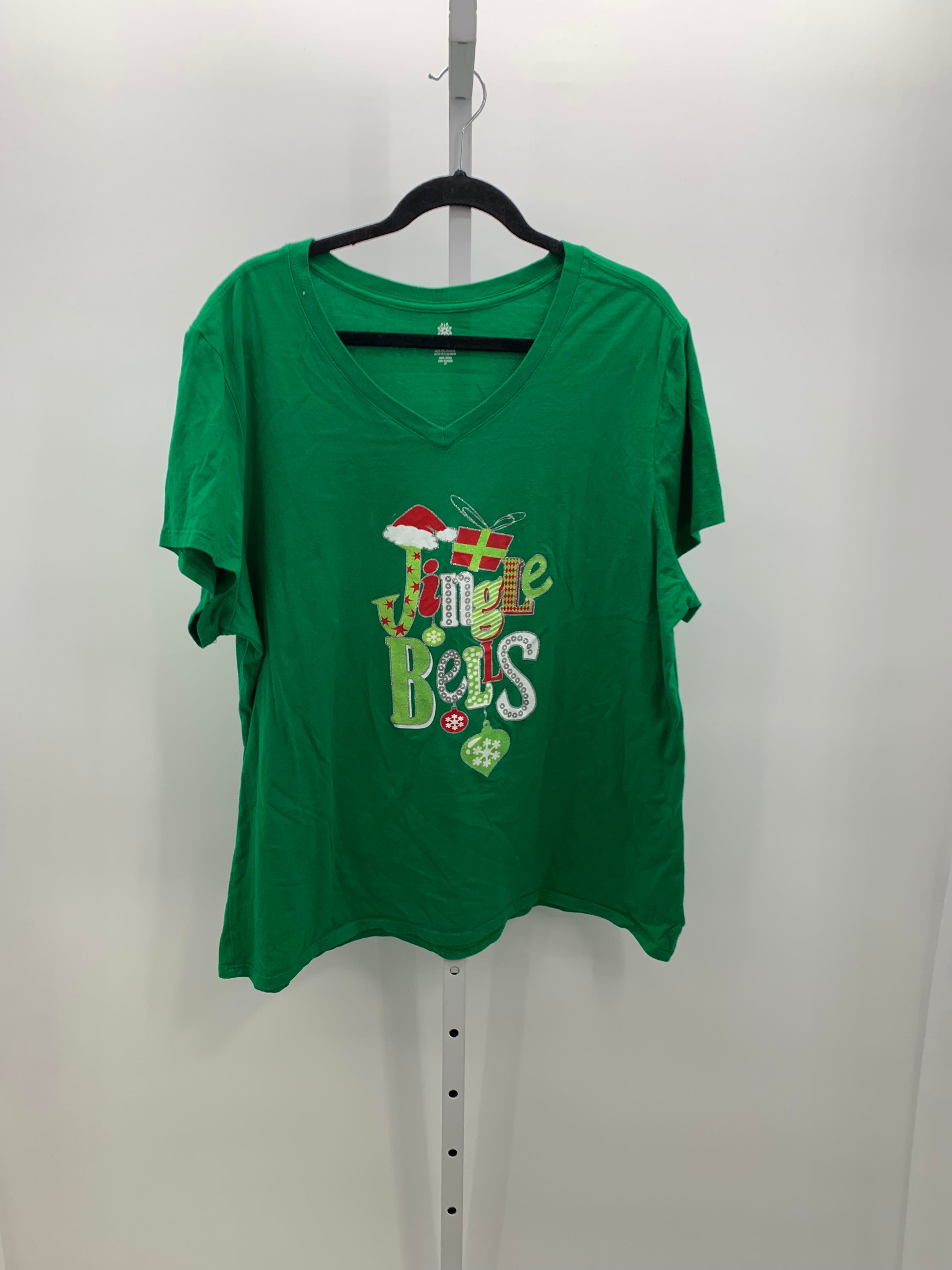 SHORT SLV SHIRT JINGLE BELLS.