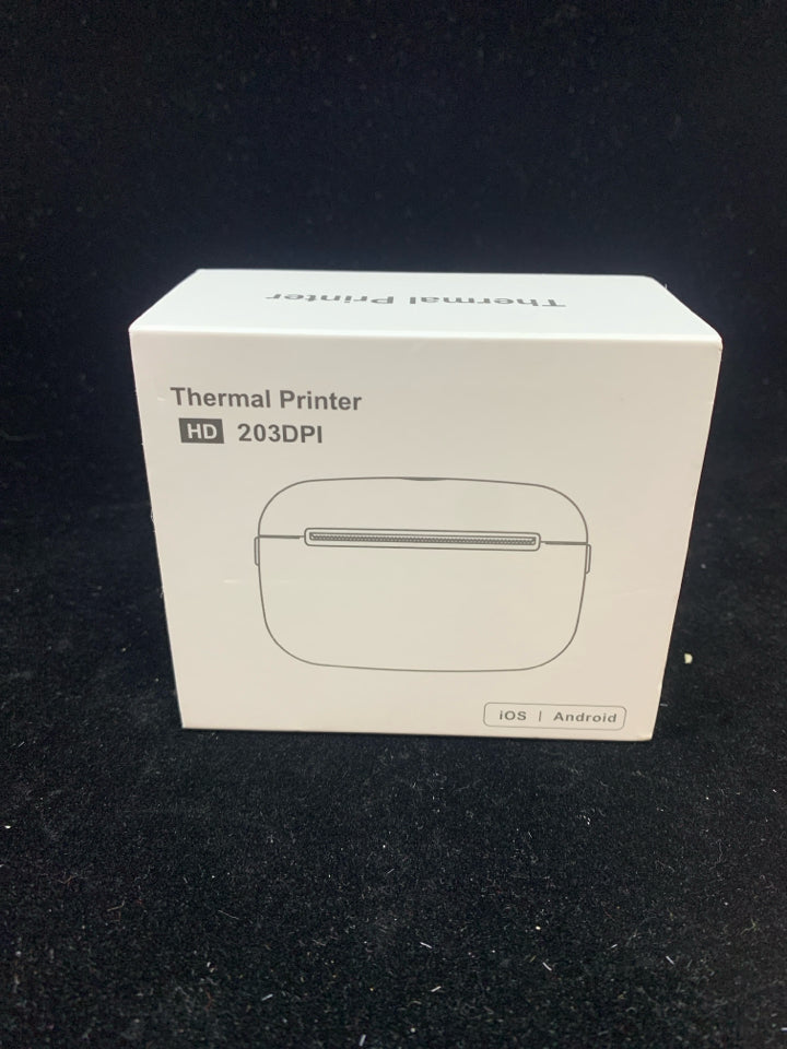 NIB PORTABLE THERMAL PRINTER HD 203DPI