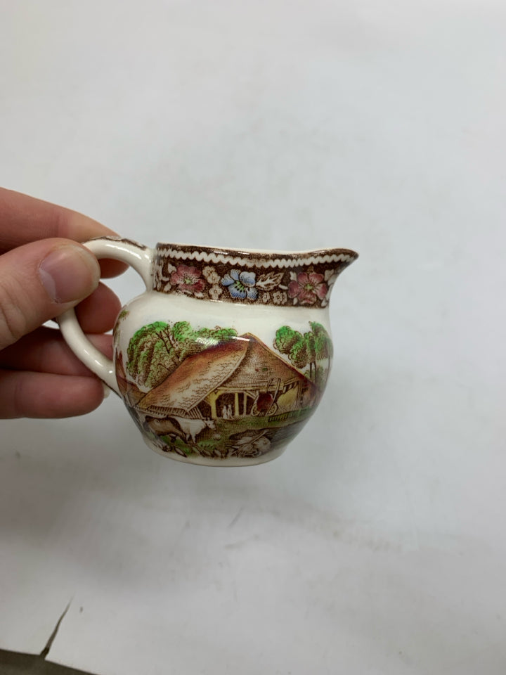 MICRO VTG ENGLAND VILLAGE SCENE.