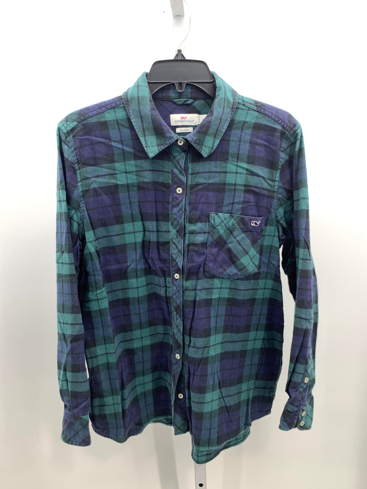 Vineyard Vines Size 12 Misses Long Sleeve Shirt