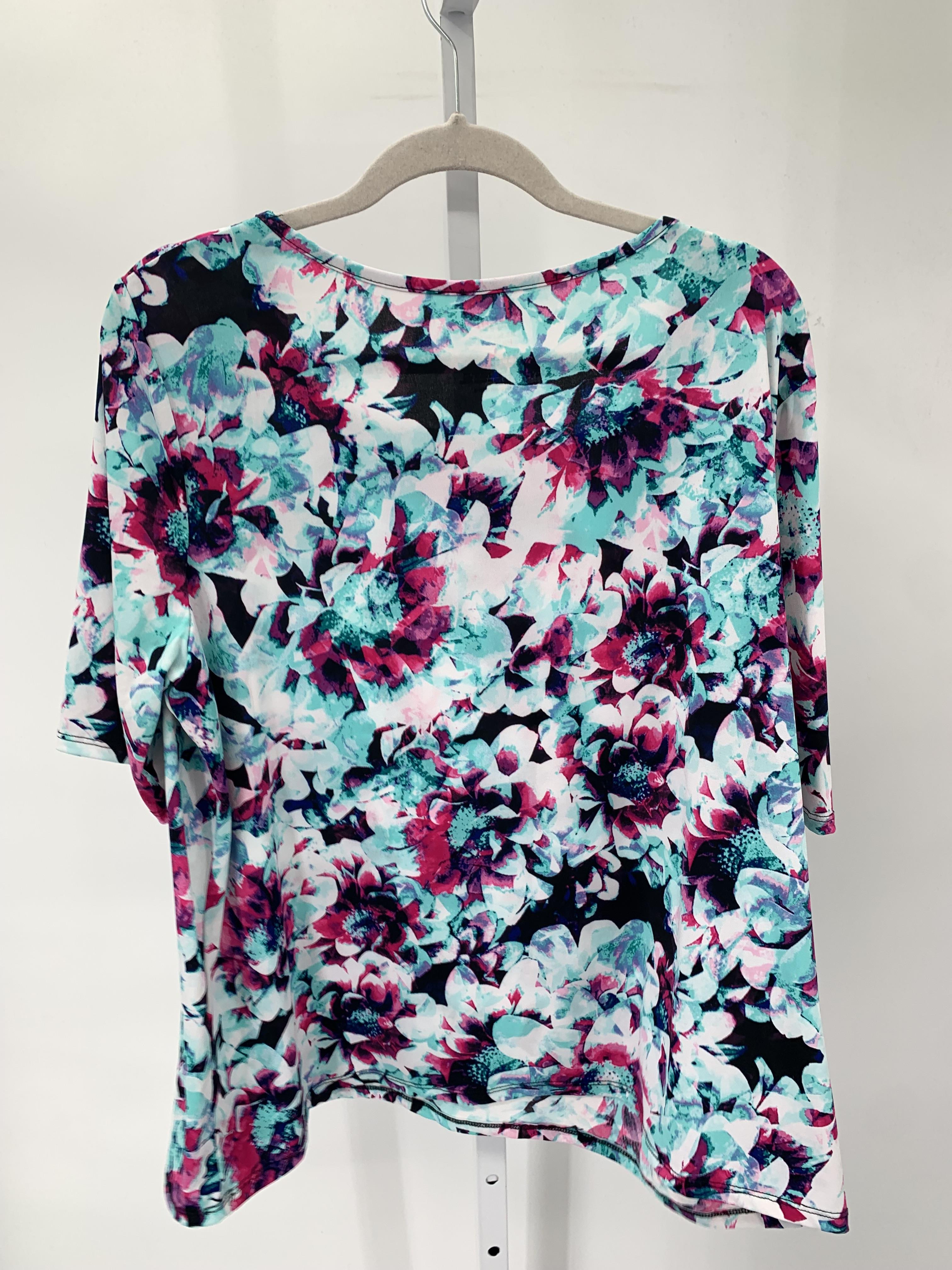East 5th Size XX Large Petite Petite Short Sleeve Shirt