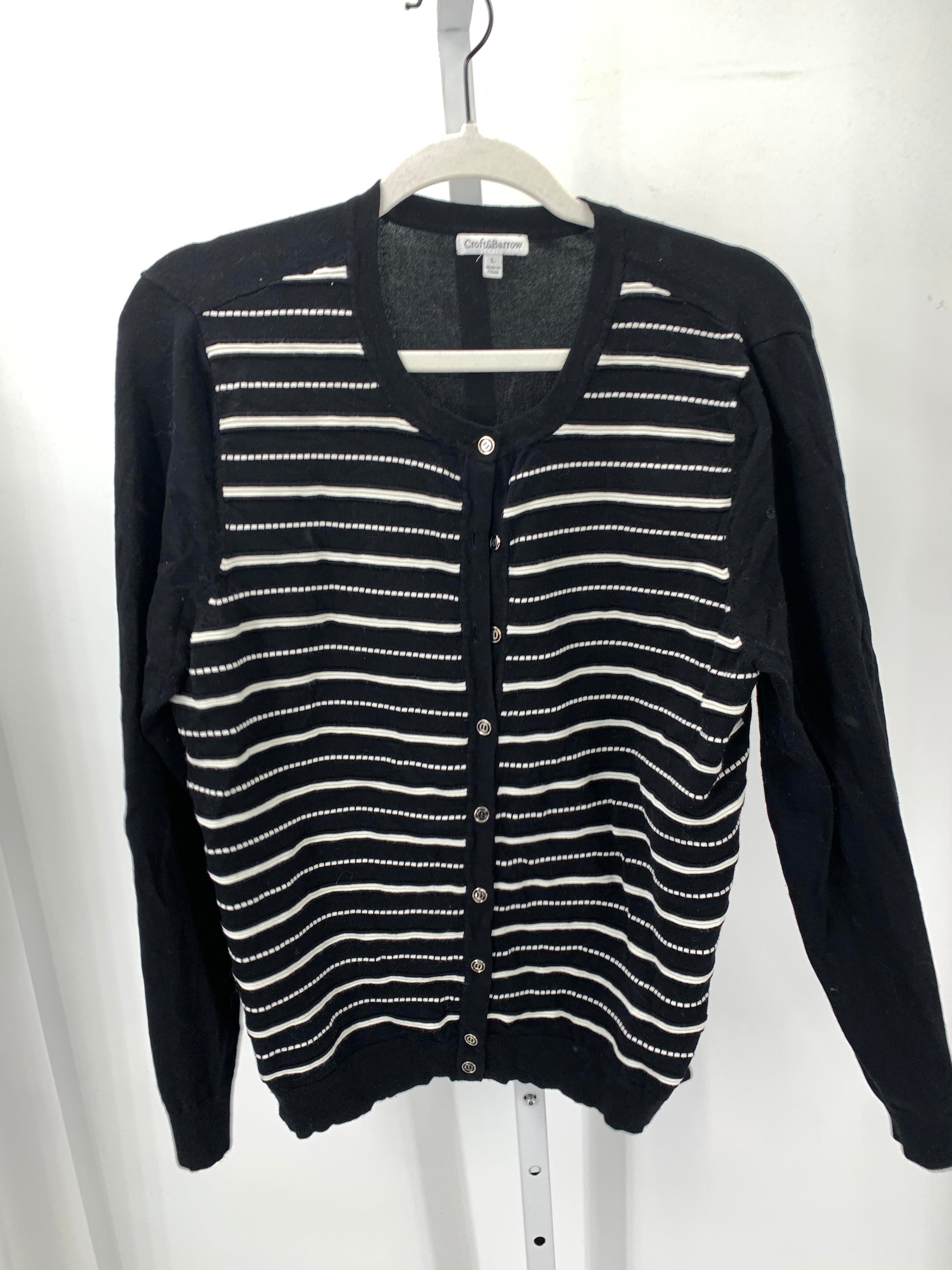Croft & Barrow Size Large Misses Long Slv Sweater