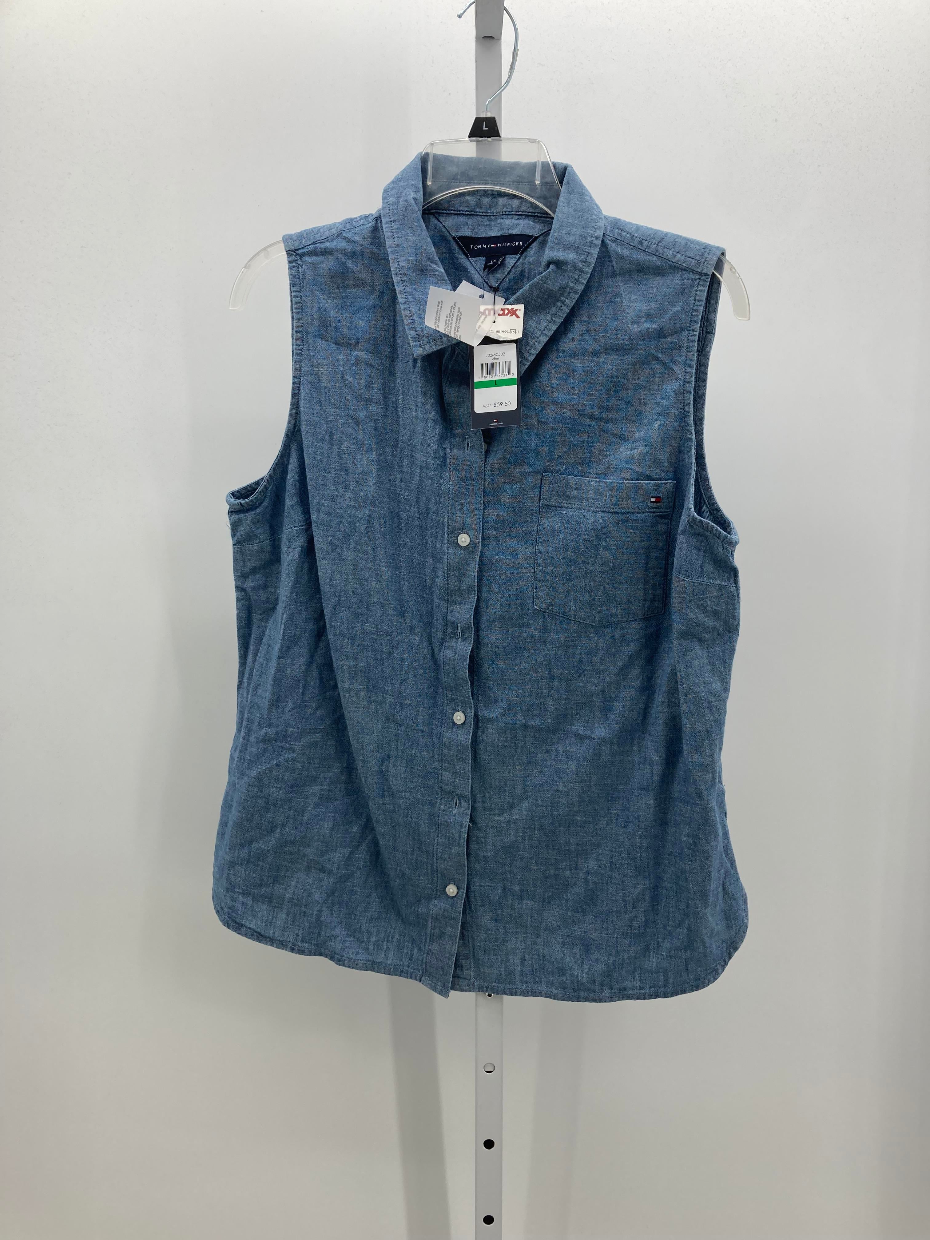 Tommy Hilfiger Size Large Misses Sleeveless Shirt