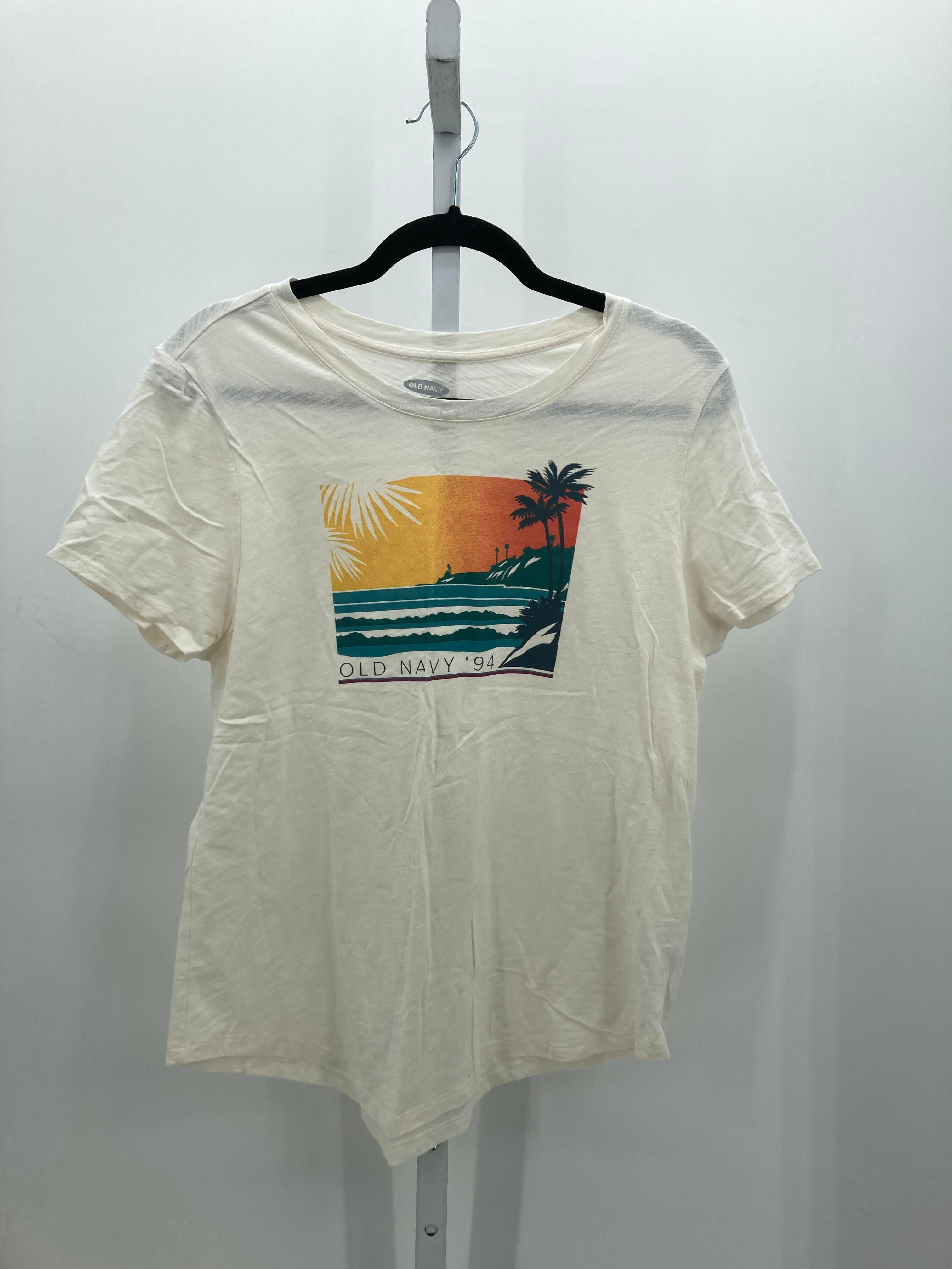 Old Navy Size Large Misses Short Sleeve Shirt