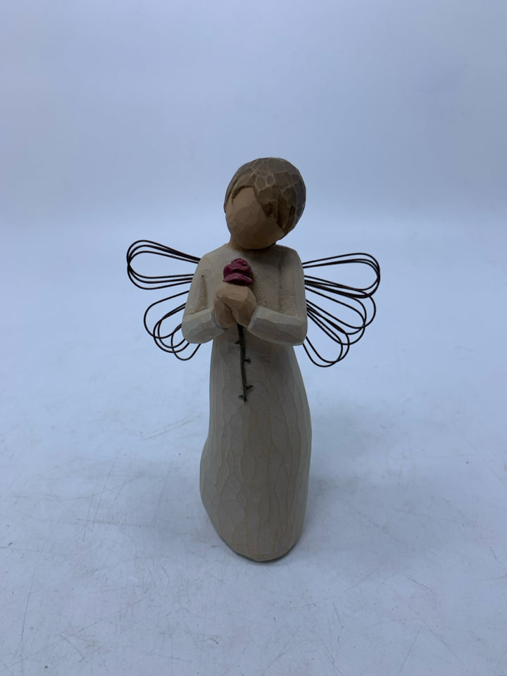 LOVING ANGEL GOLDING 1 RED ROSE.