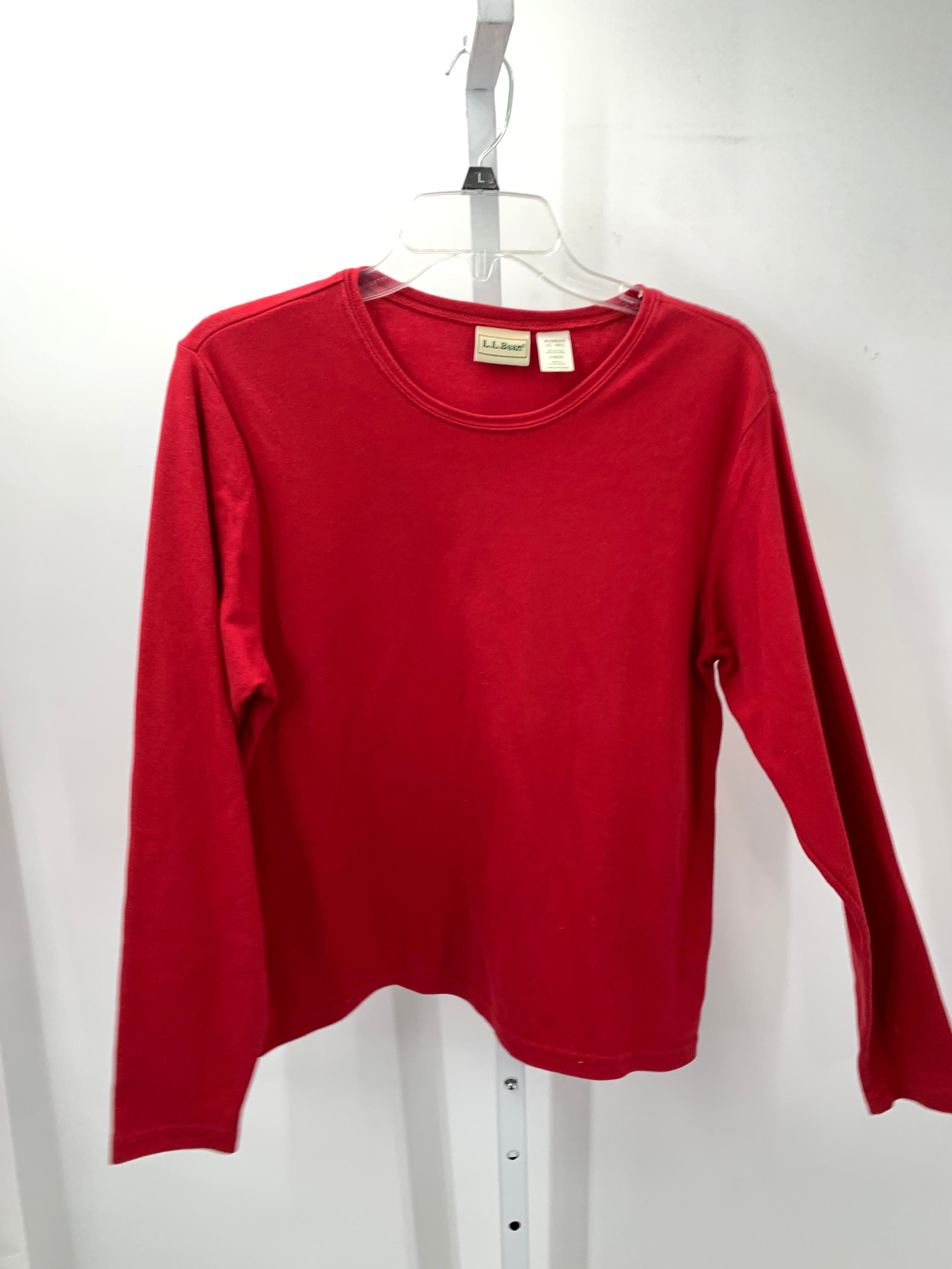 LL Bean Size Large Misses Long Sleeve Shirt