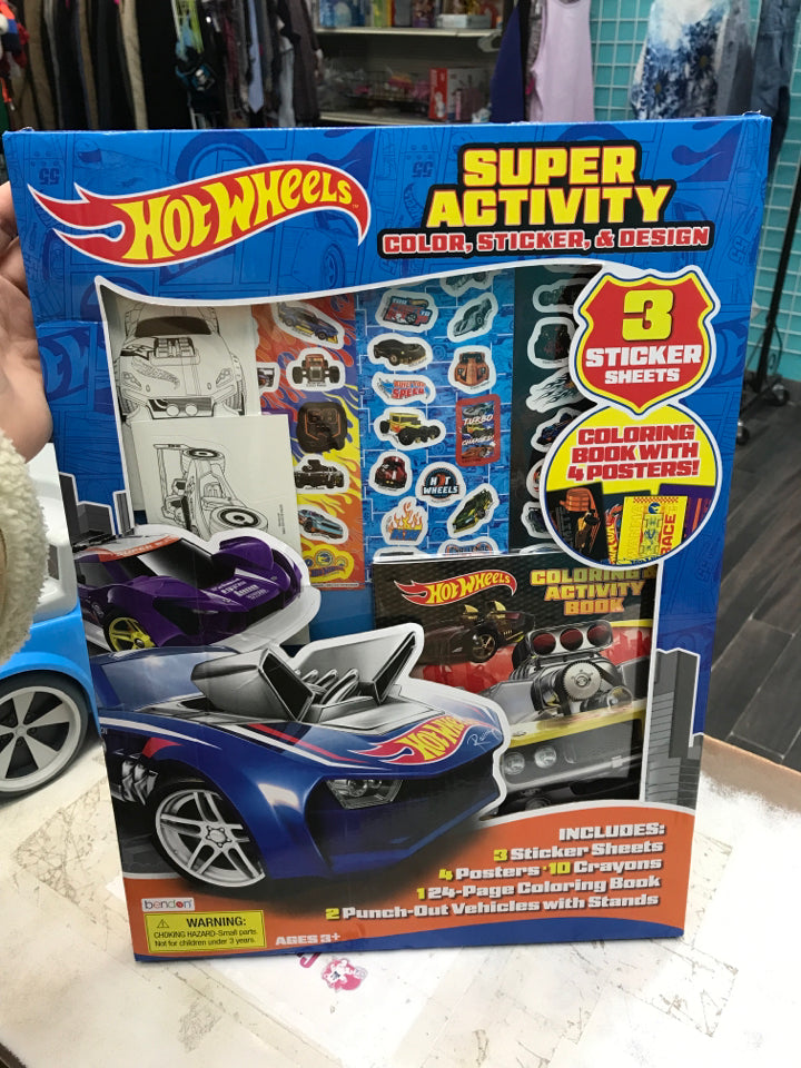 SUper Activity Coloring, Sticker and Design Set