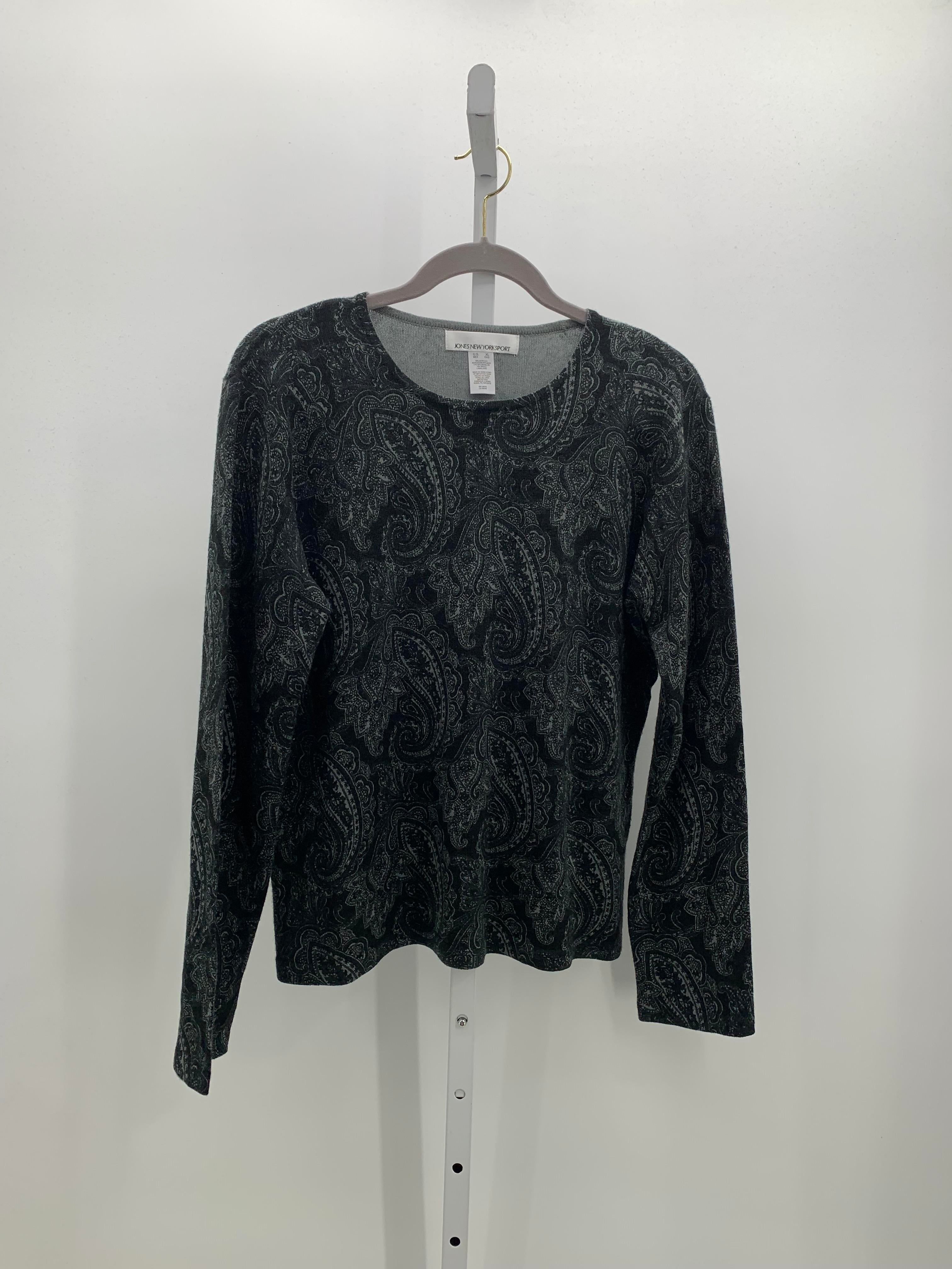 Jones New York Size Extra Large Misses Long Sleeve Shirt